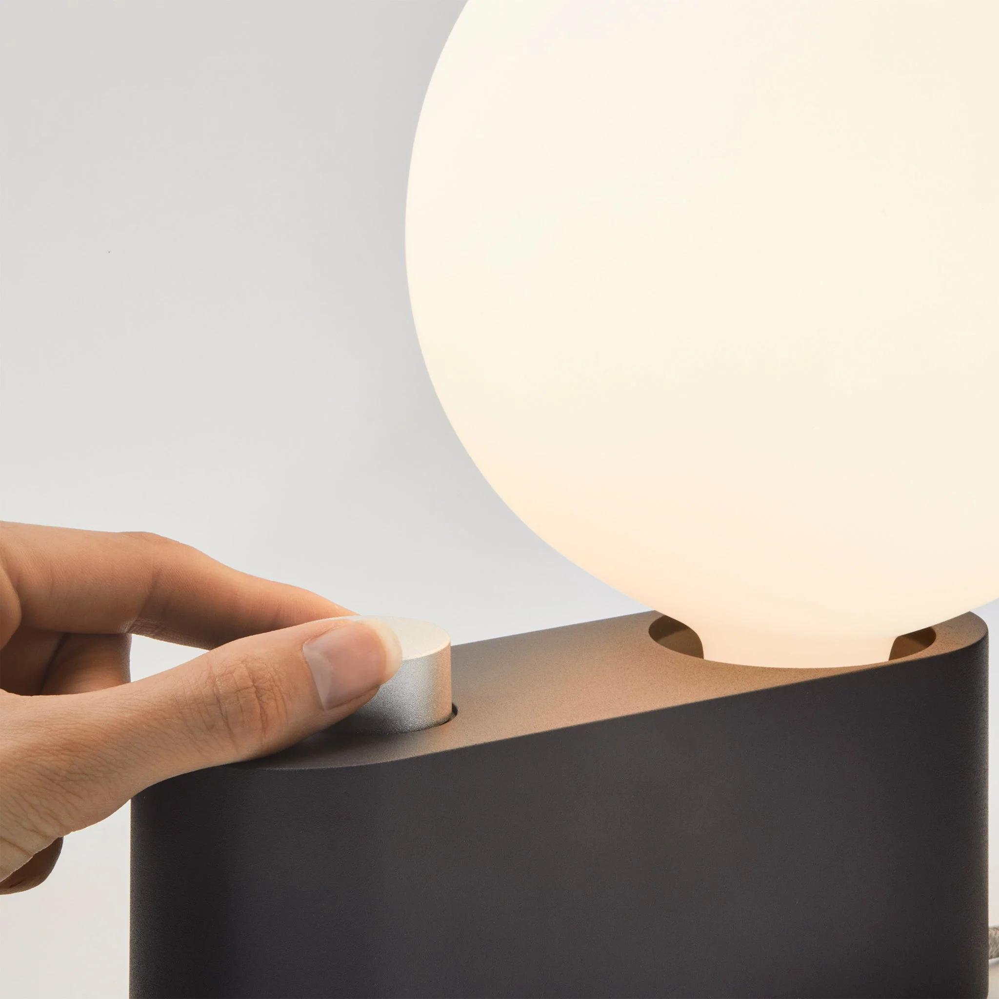 Alumina Lamp in Charcoal - Image 7