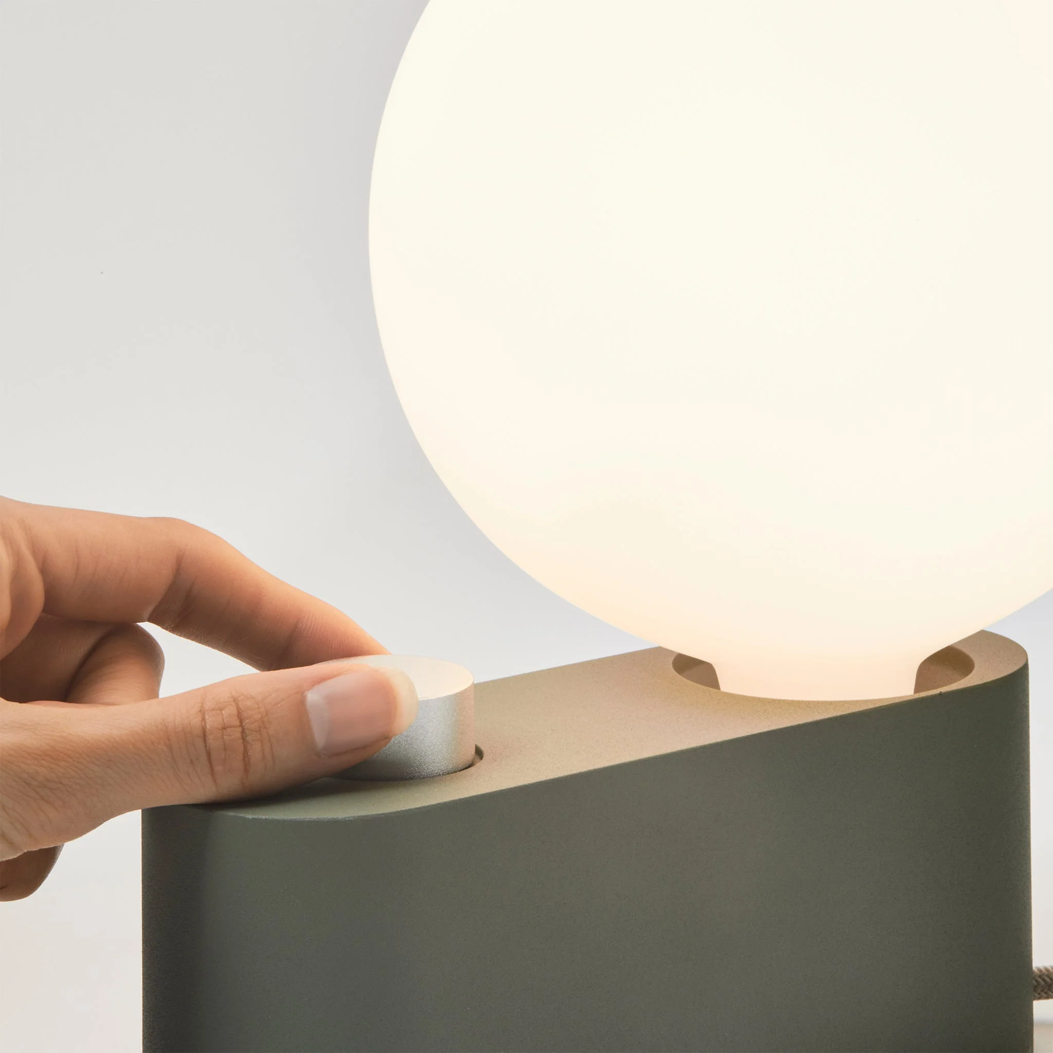 Alumina Lamp in Sage - Set of 2 - Image 7