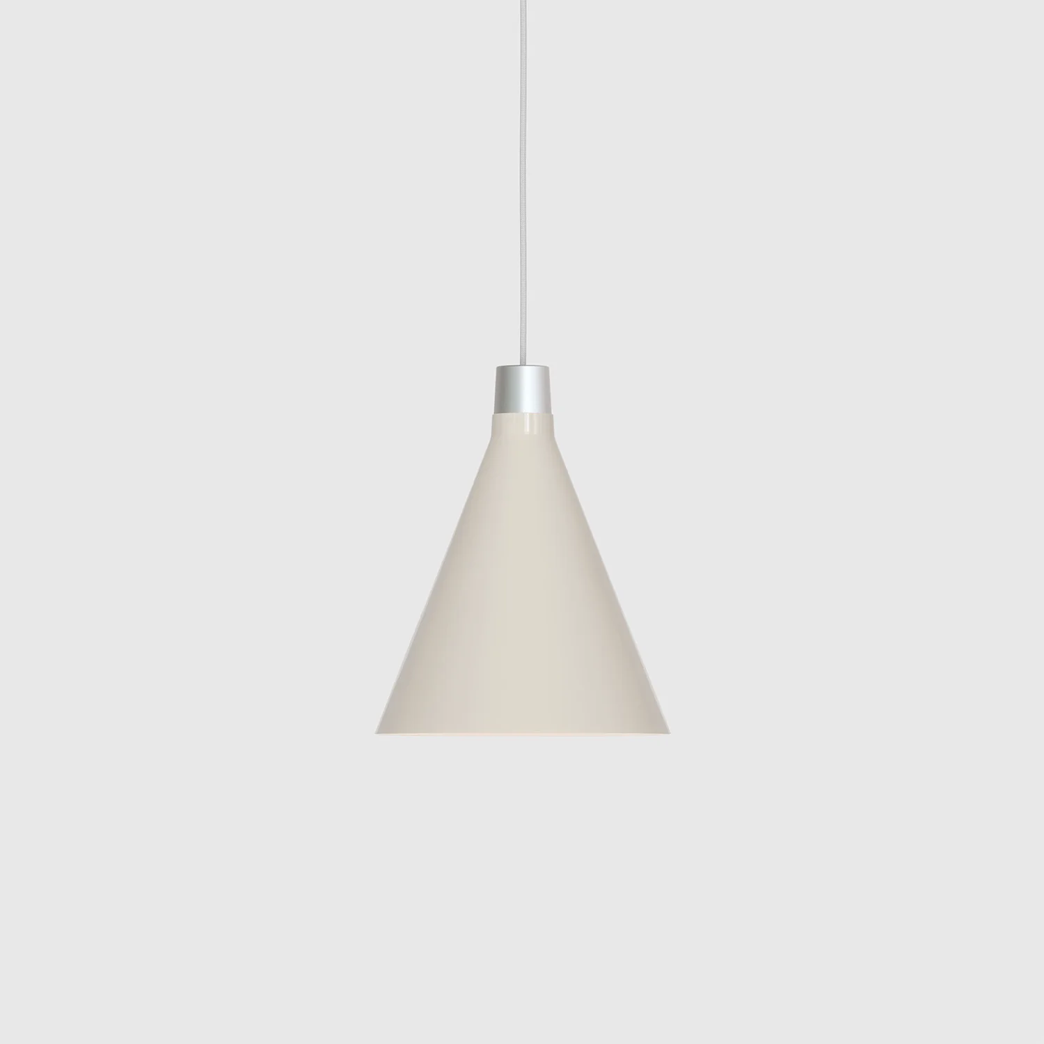 Bower Pendant Light Small in Oyster White
