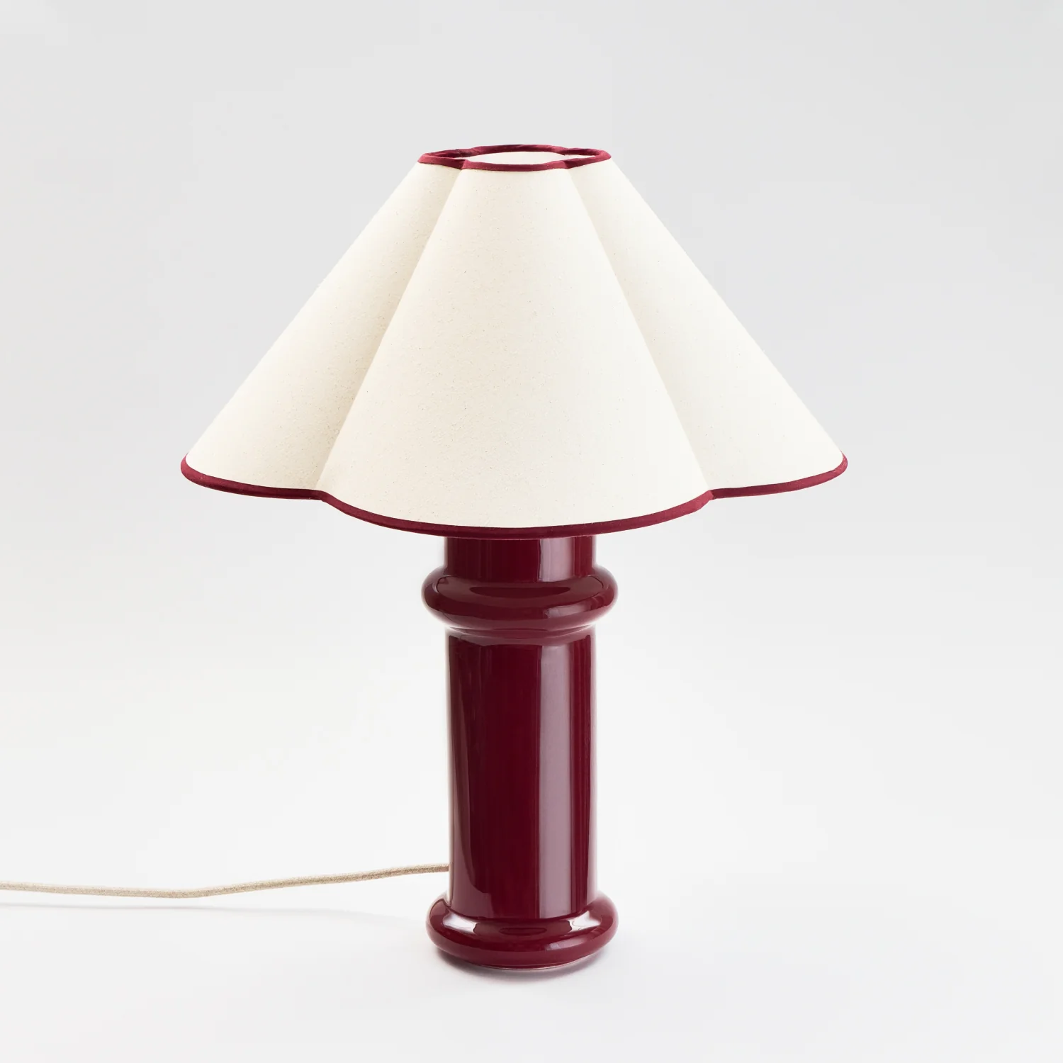 Heath Table Lamp in Port Red - Image 13