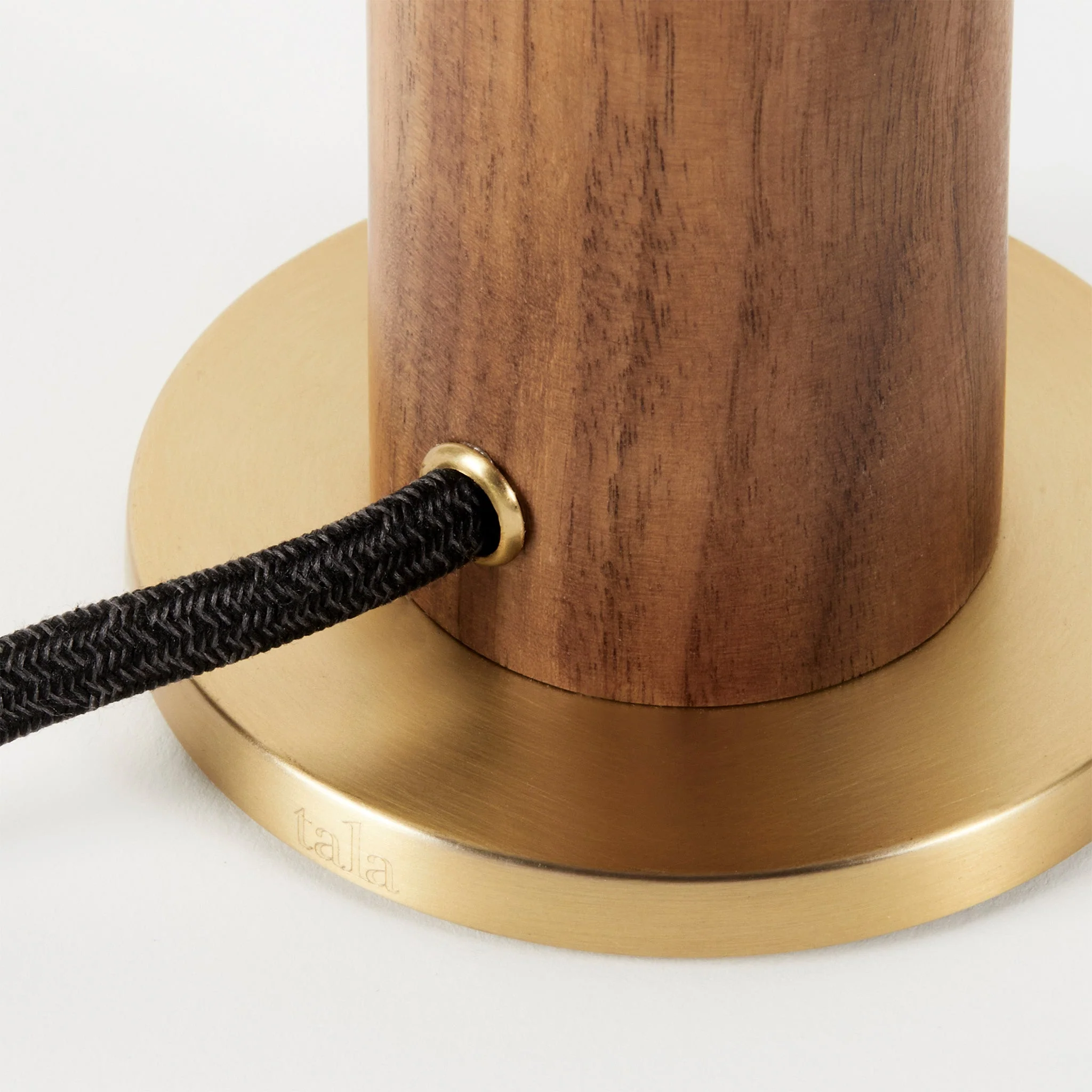 Knuckle Table Lamp in Walnut + Sphere IV - Set of 2 - Image 3