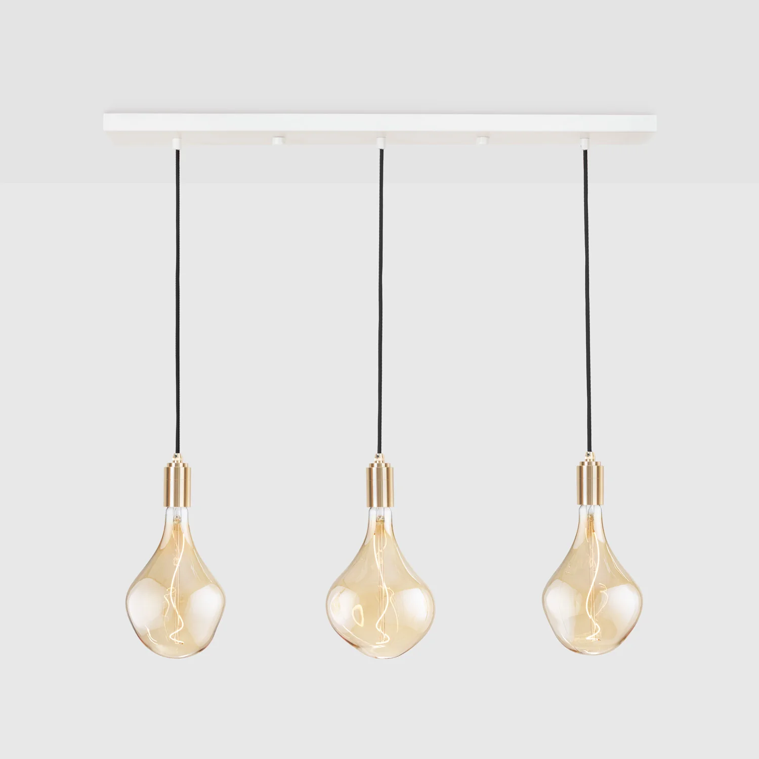 Linear Triple Pendant in Brass - Image 8