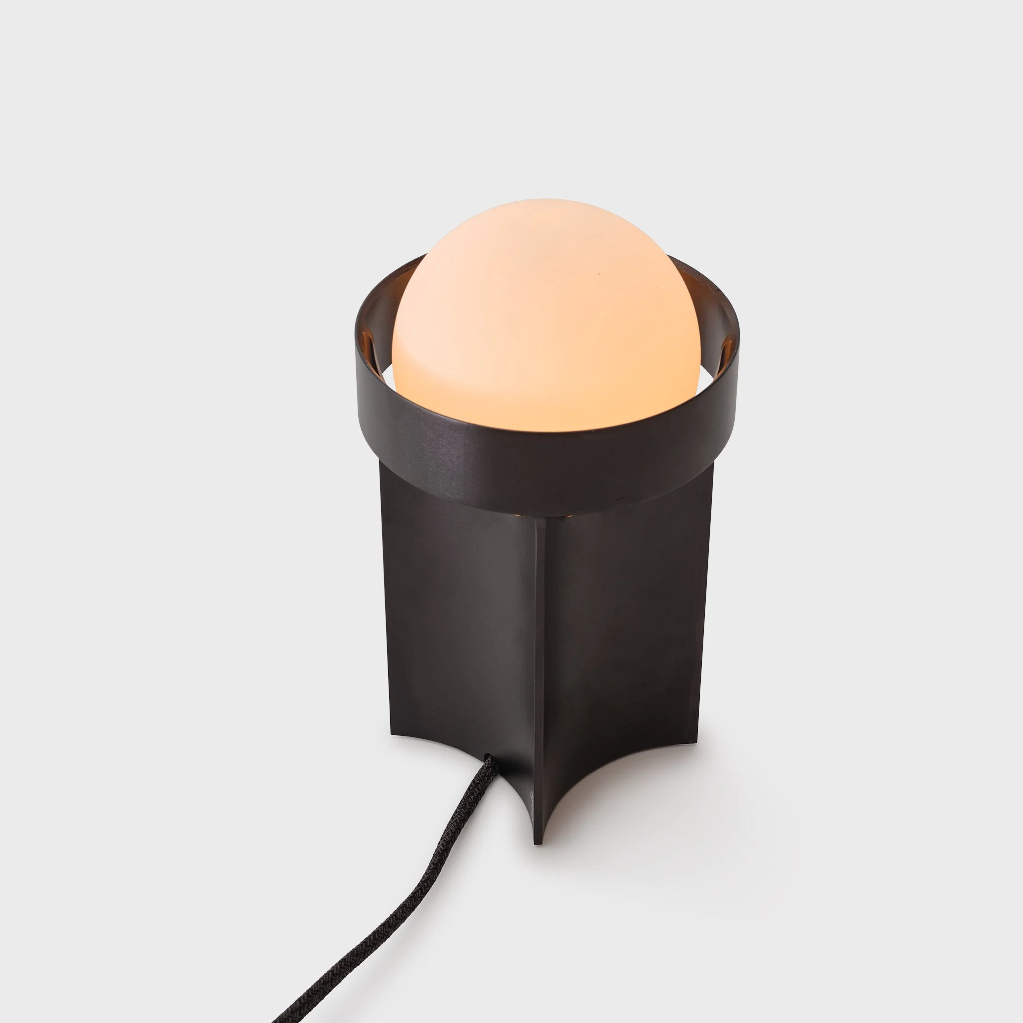 Loop Table Lamp in Dark Grey + Sphere III - Image 3