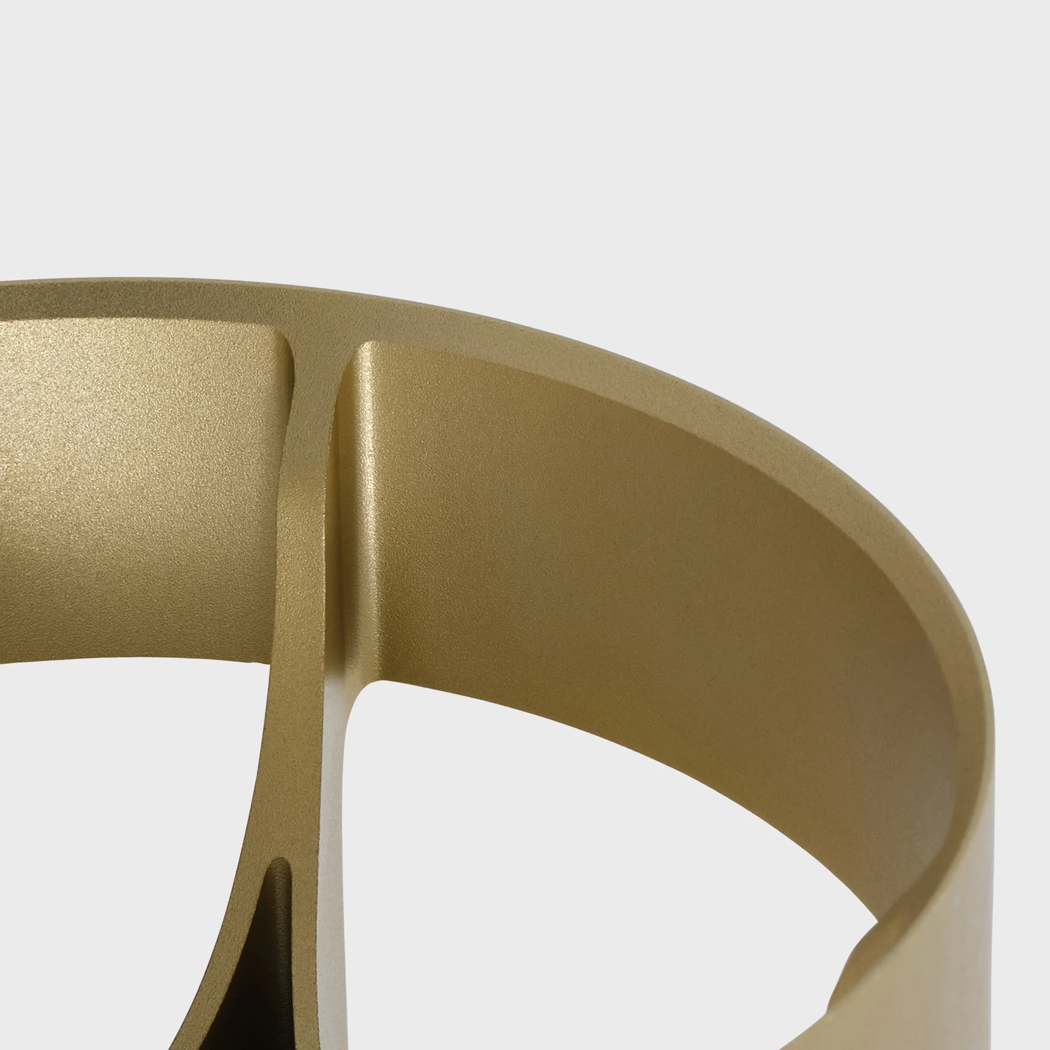 Loop Table Lamp in Gold + Sphere IV - Image 6