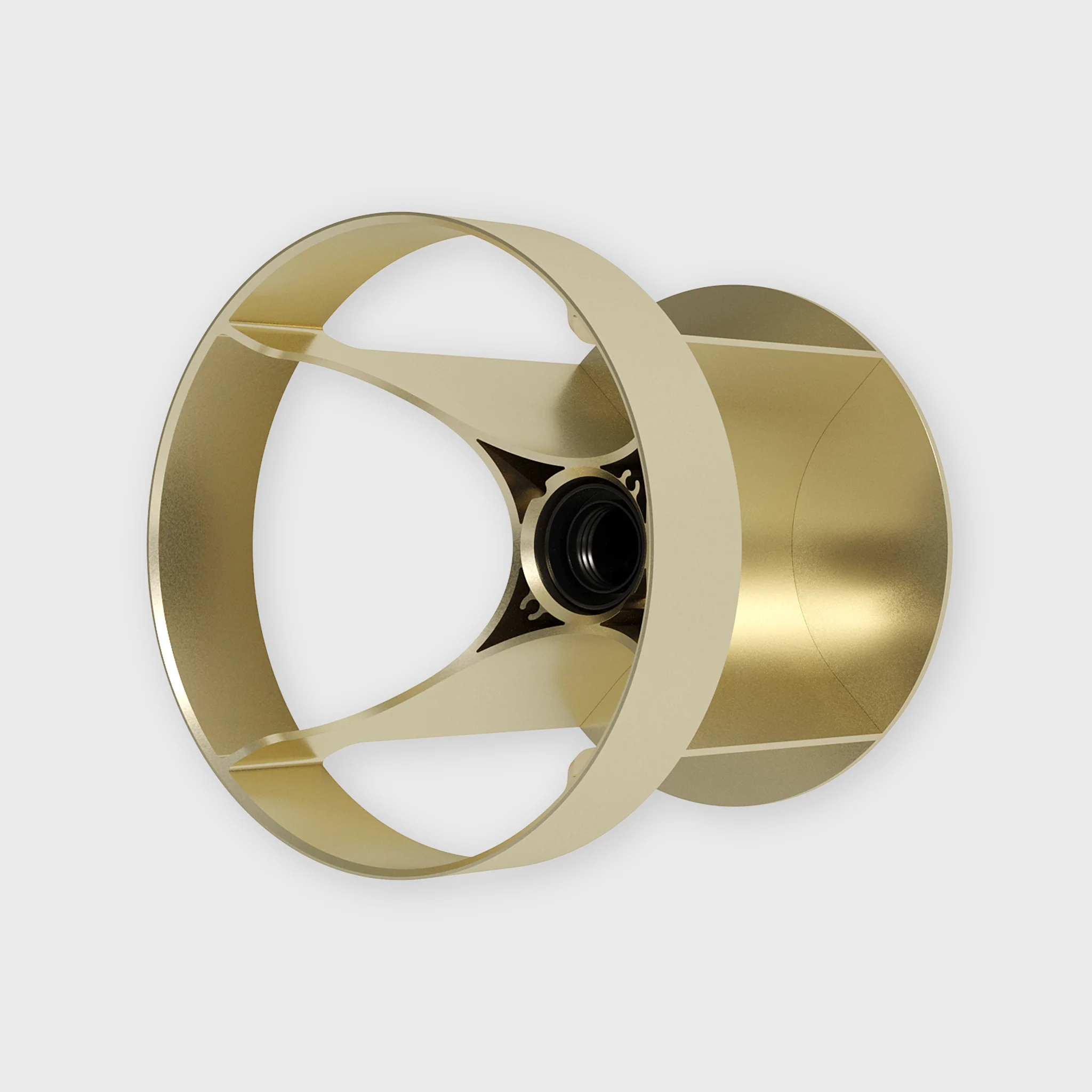 Loop Wall Light in Gold + Sphere IV - Image 3
