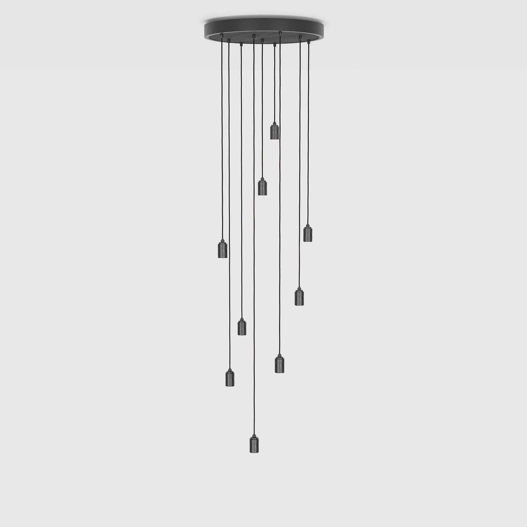 Nine Pendant in Graphite