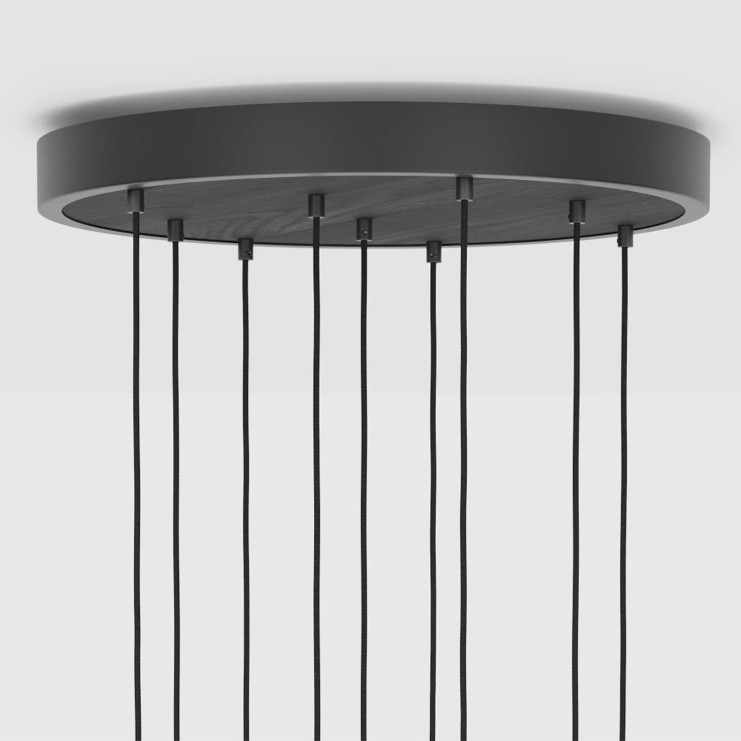 Nine Pendant in Graphite + Voronoi III - Image 3