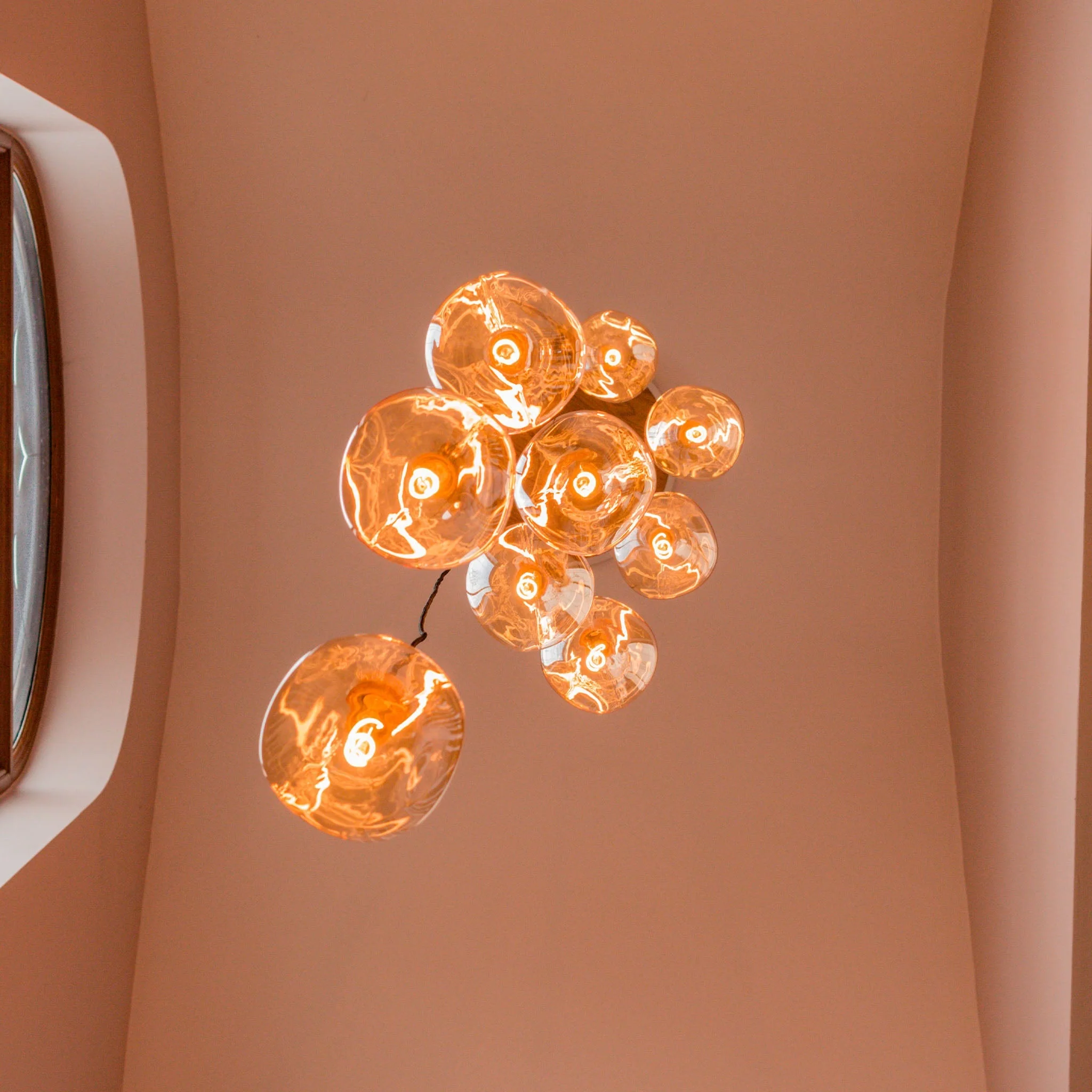 Nine Pendant in Oak + Voronoi II - Image 3