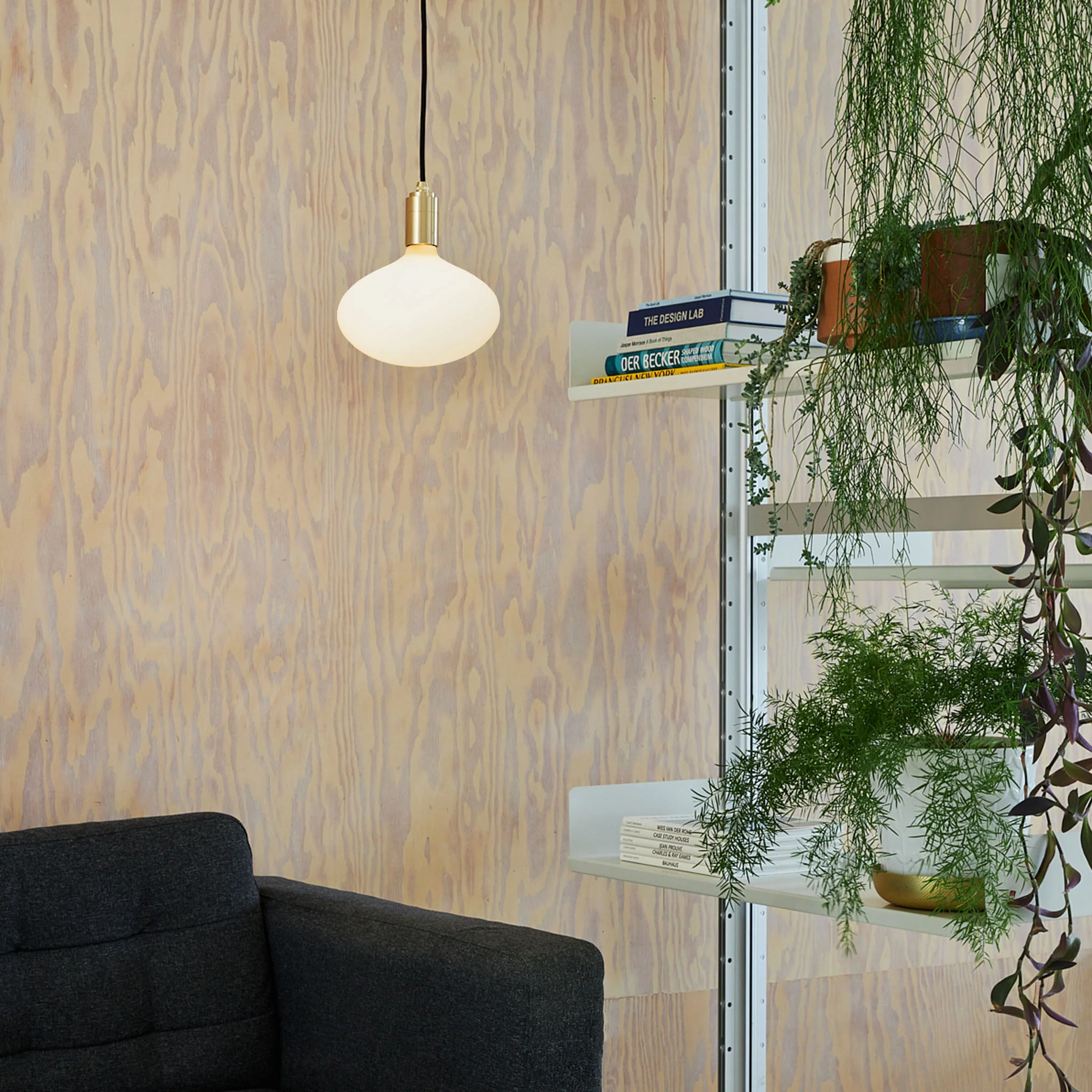 Oval II Pendant Light in Graphite - Image 2