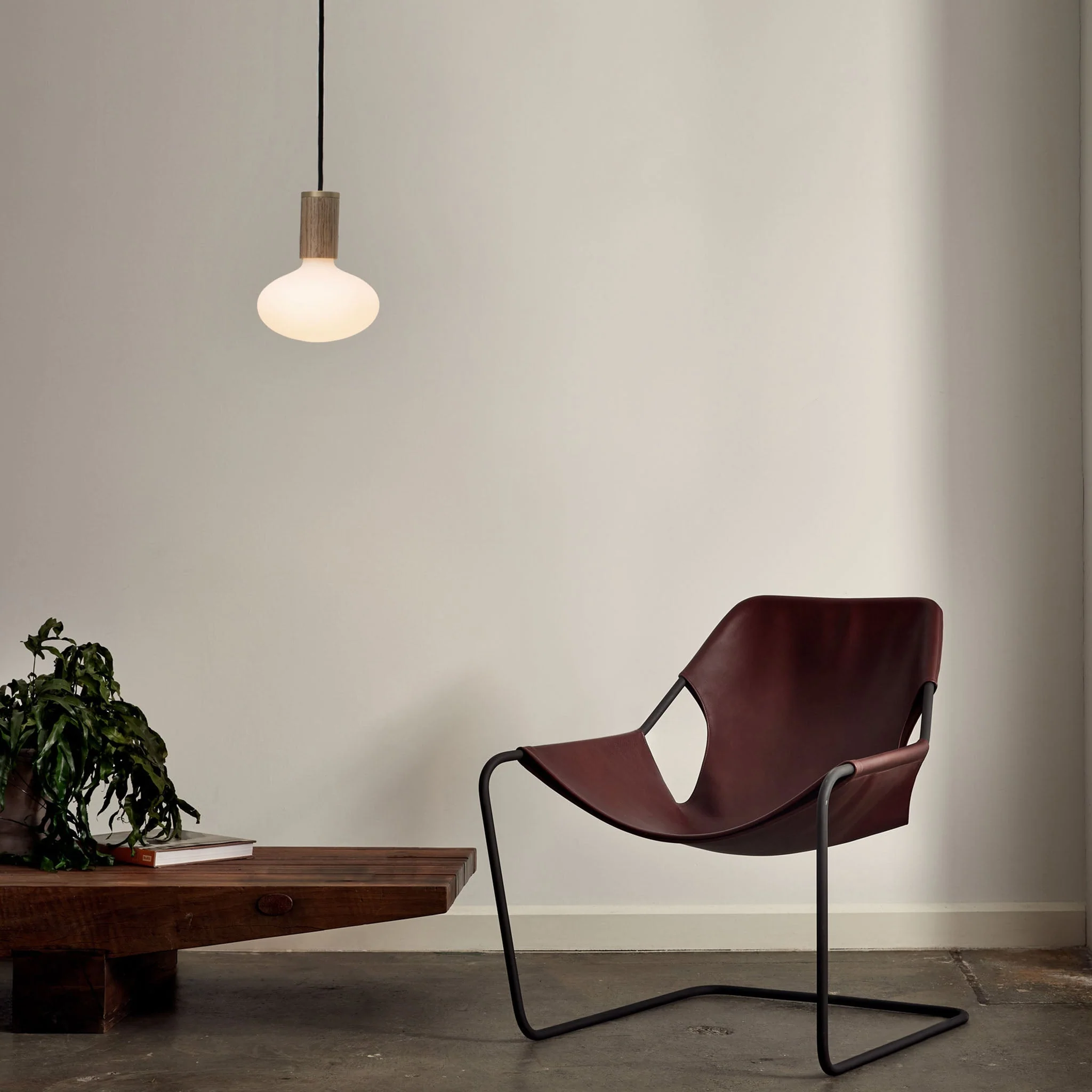 Oval II Pendant Light in Oak - Image 2
