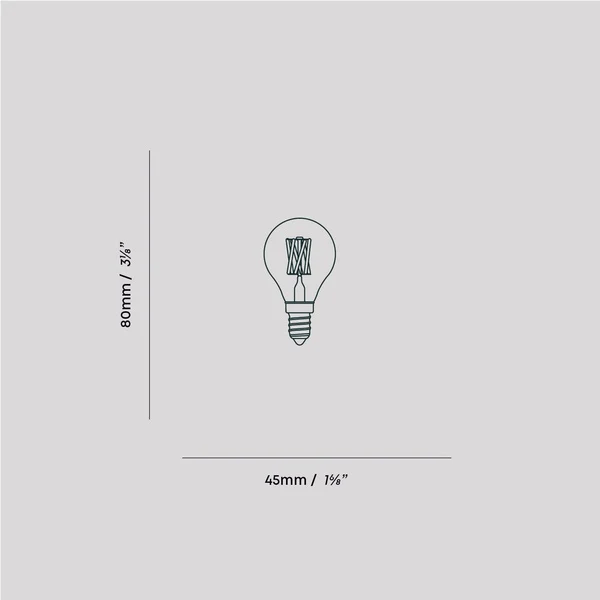 Pluto E27 Non-Tinted LED Bulb - Image 4