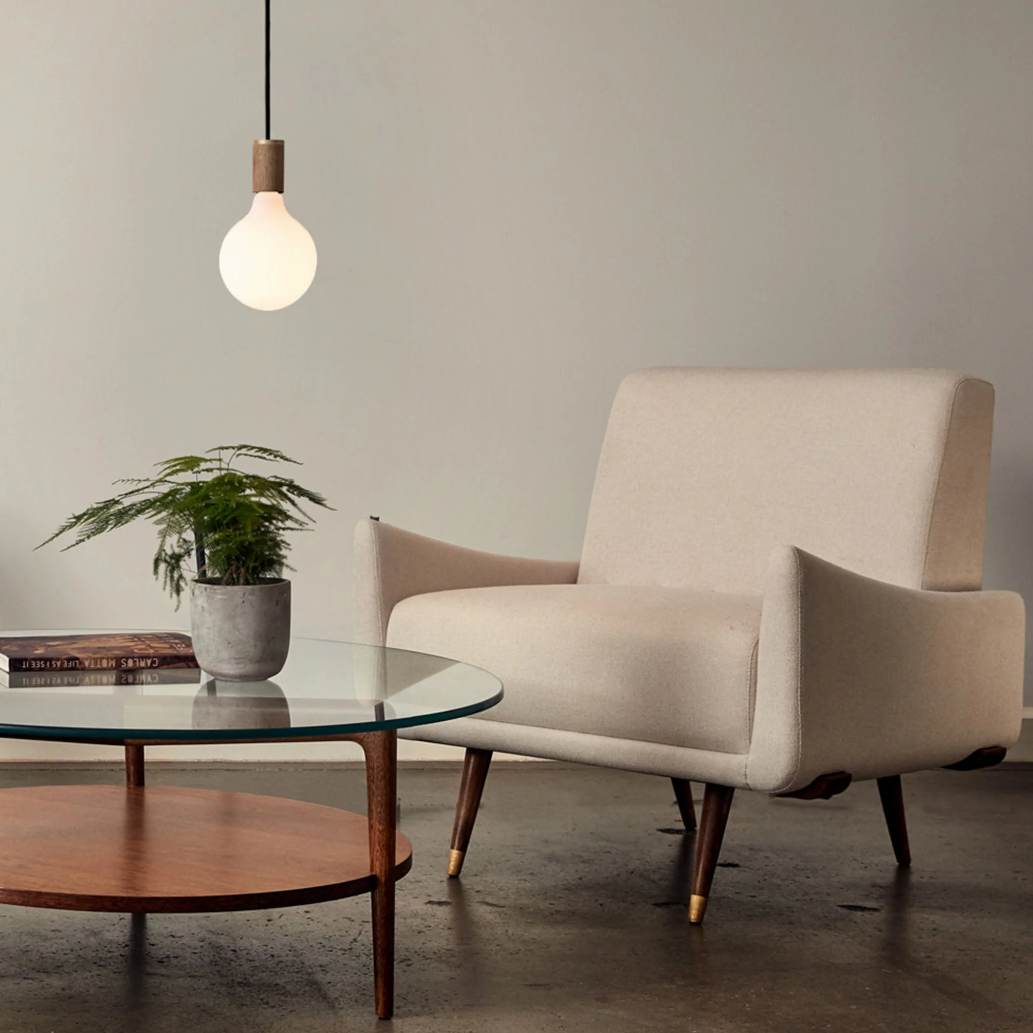 Porcelain III Pendant Light in Graphite - Image 5