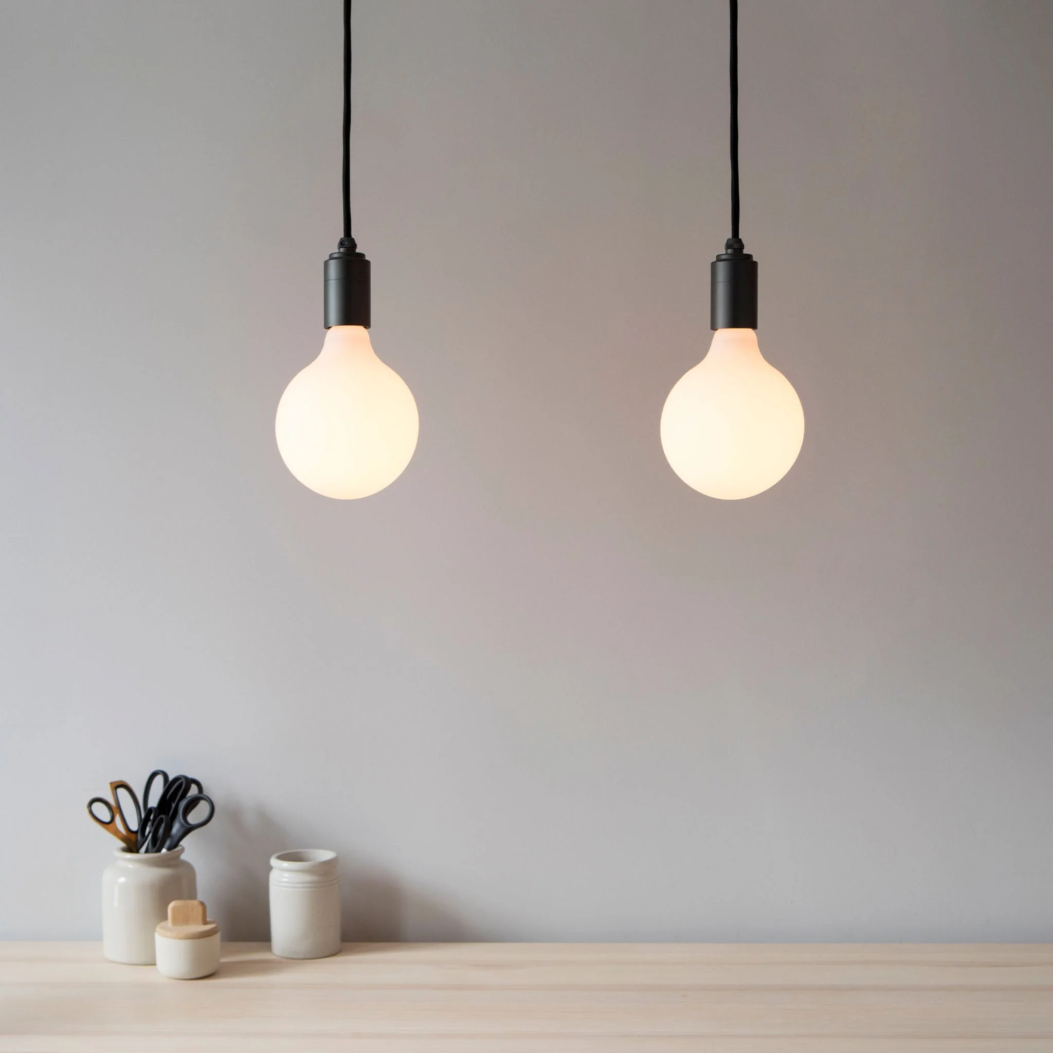 Porcelain III Pendant Light in Graphite - Image 2