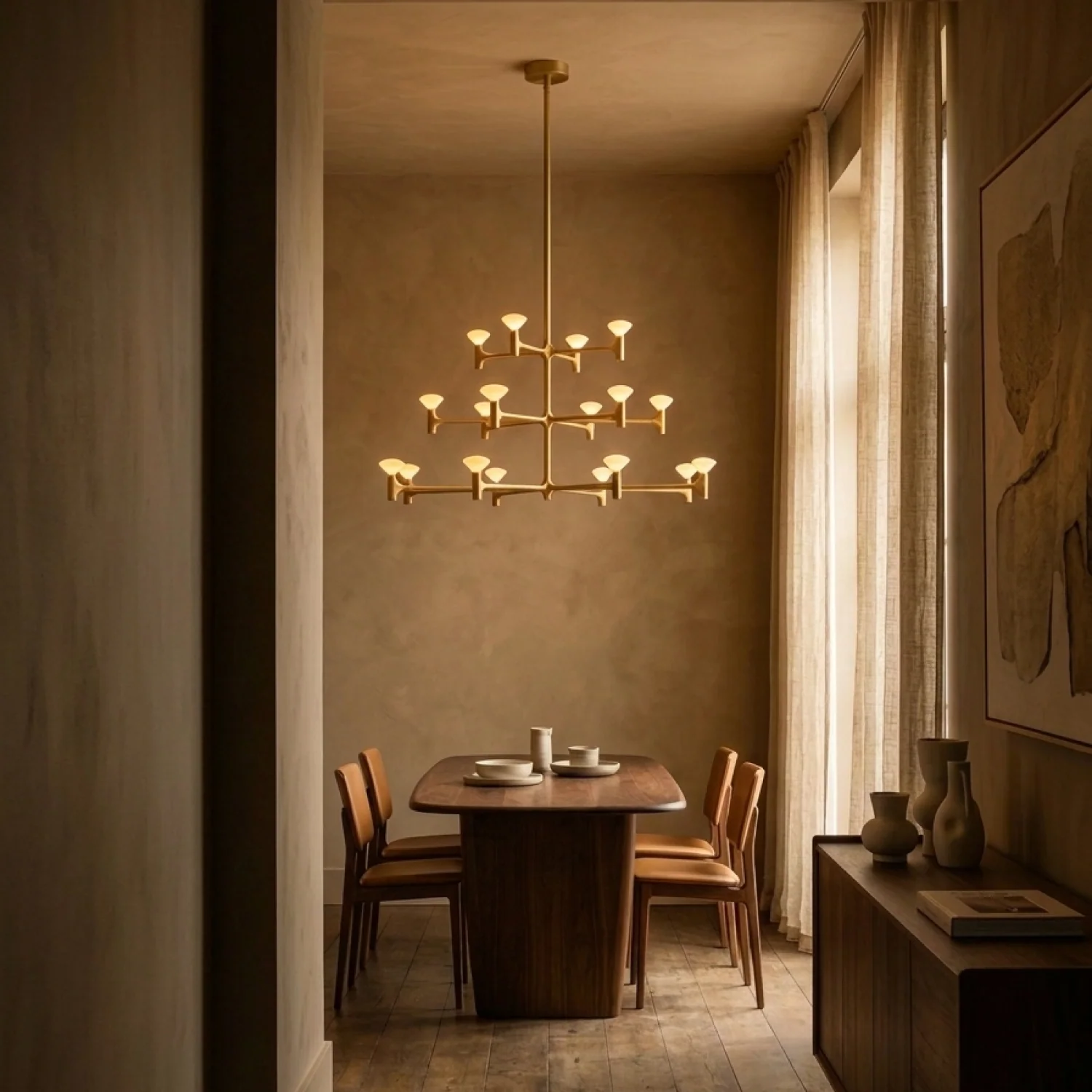 Root Three-Tier Chandelier - Image 5