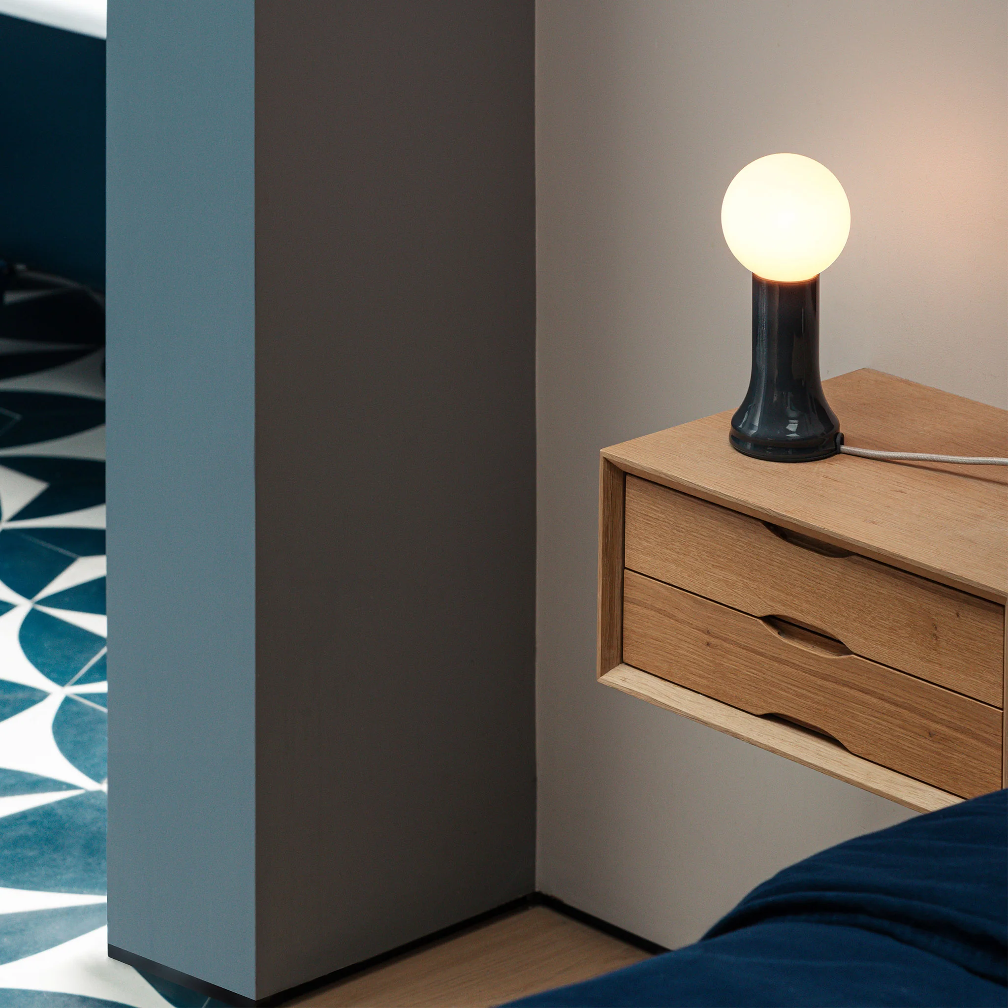 Shore Table Lamp in Bottle Brown - Image 7