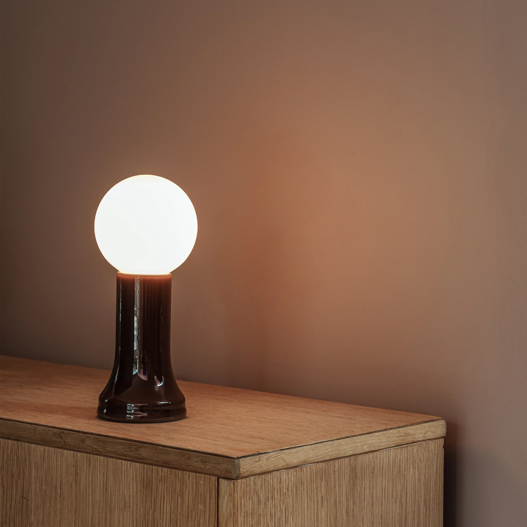 Shore Table Lamp in Bottle Brown - Set of 2 - Image 3