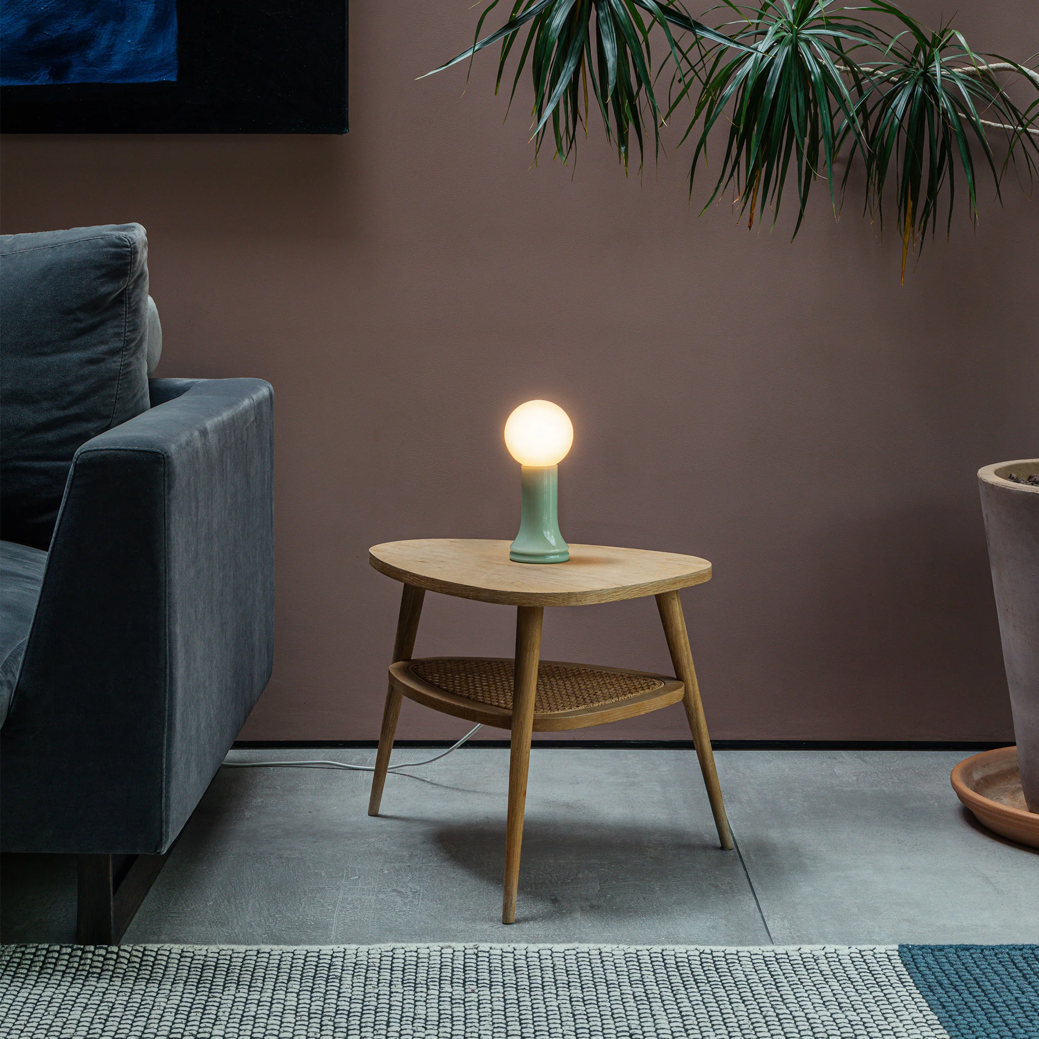 Shore Table Lamp in Sea Green - Image 10