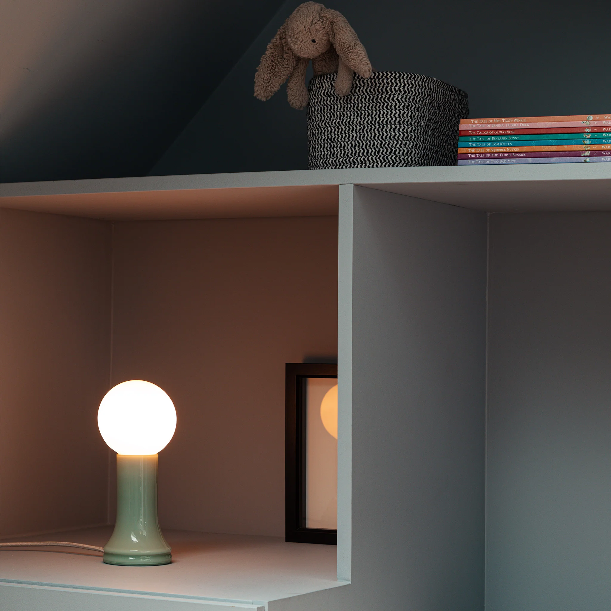 Shore Table Lamp in Sea Green - Image 9