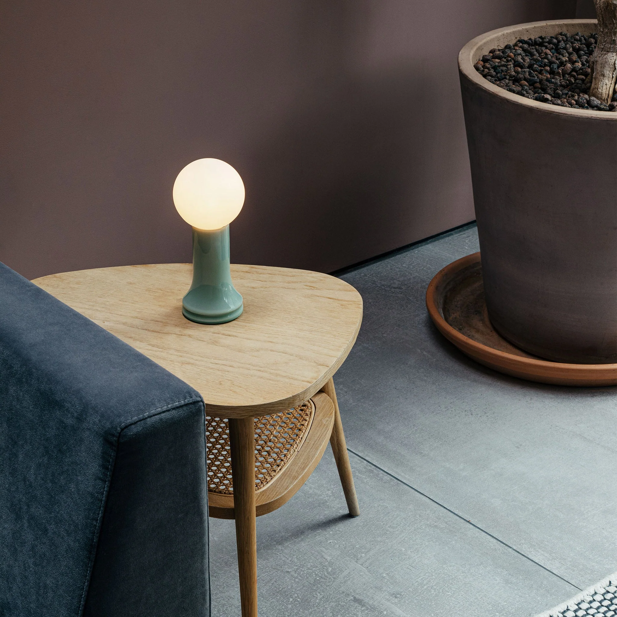 Shore Table Lamp in Sea Green - Set of 2 - Image 6