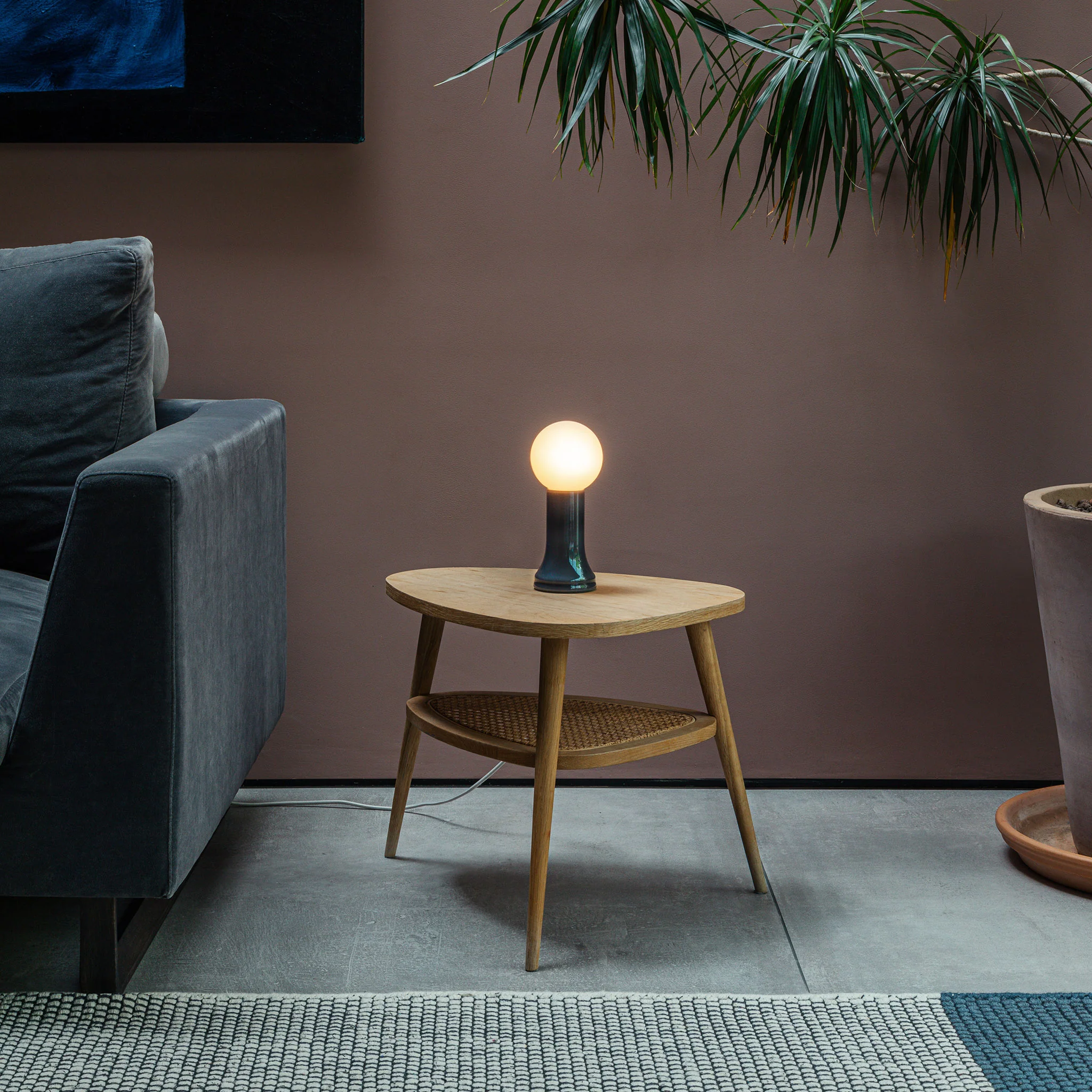 Shore Table Lamp in Smoke Grey - Image 10