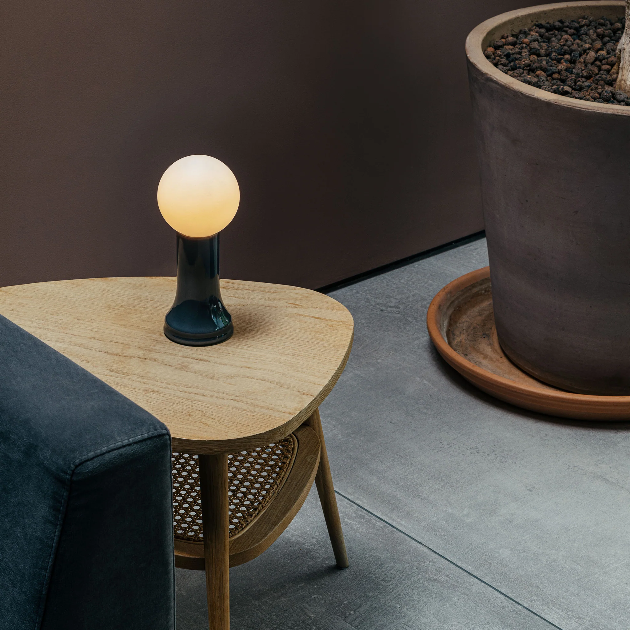 Shore Table Lamp in Smoke Grey - Image 6