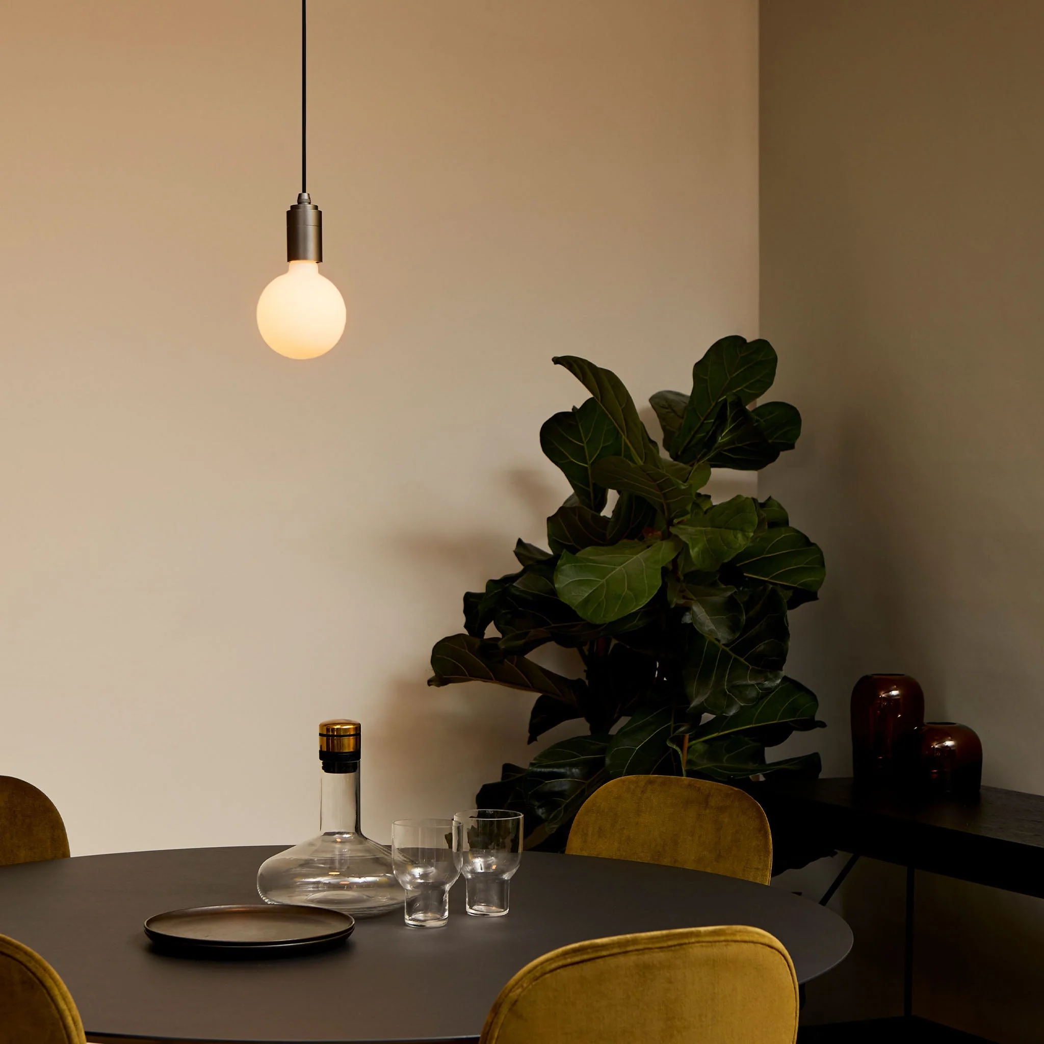 Sphere III Pendant Light in Graphite - Image 3
