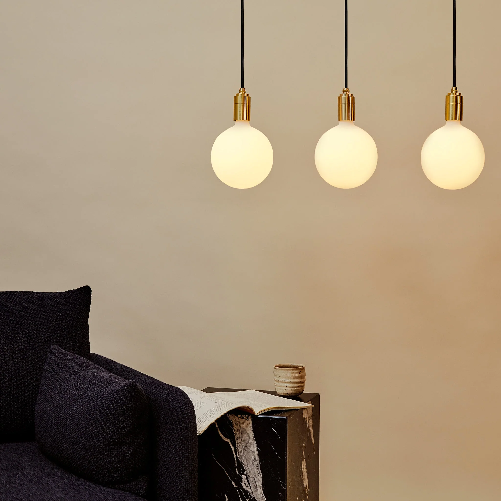 Sphere IV Pendant Light in Oak - Image 5