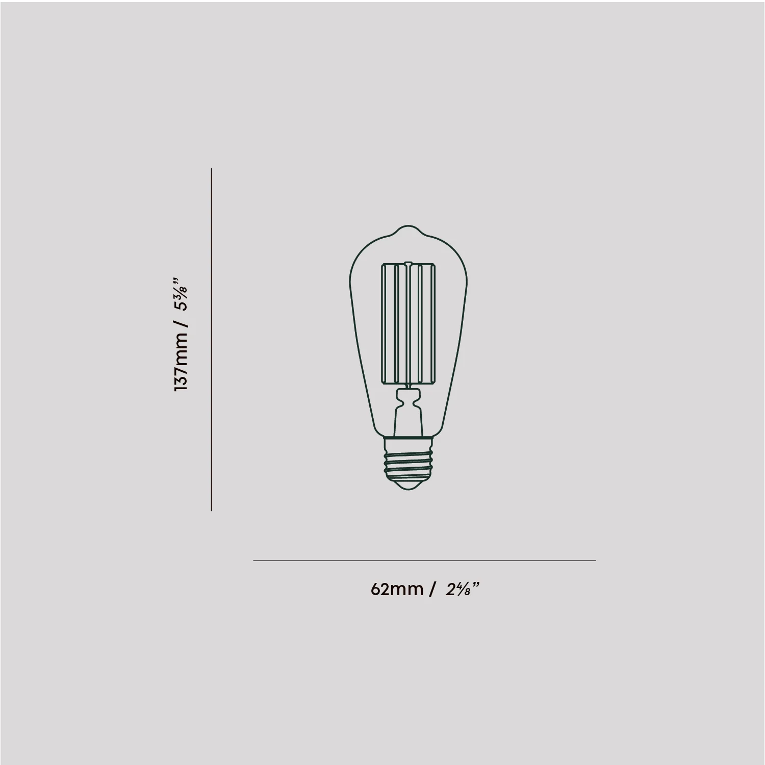 Squirrel Cage E27 LED Bulb - Image 8