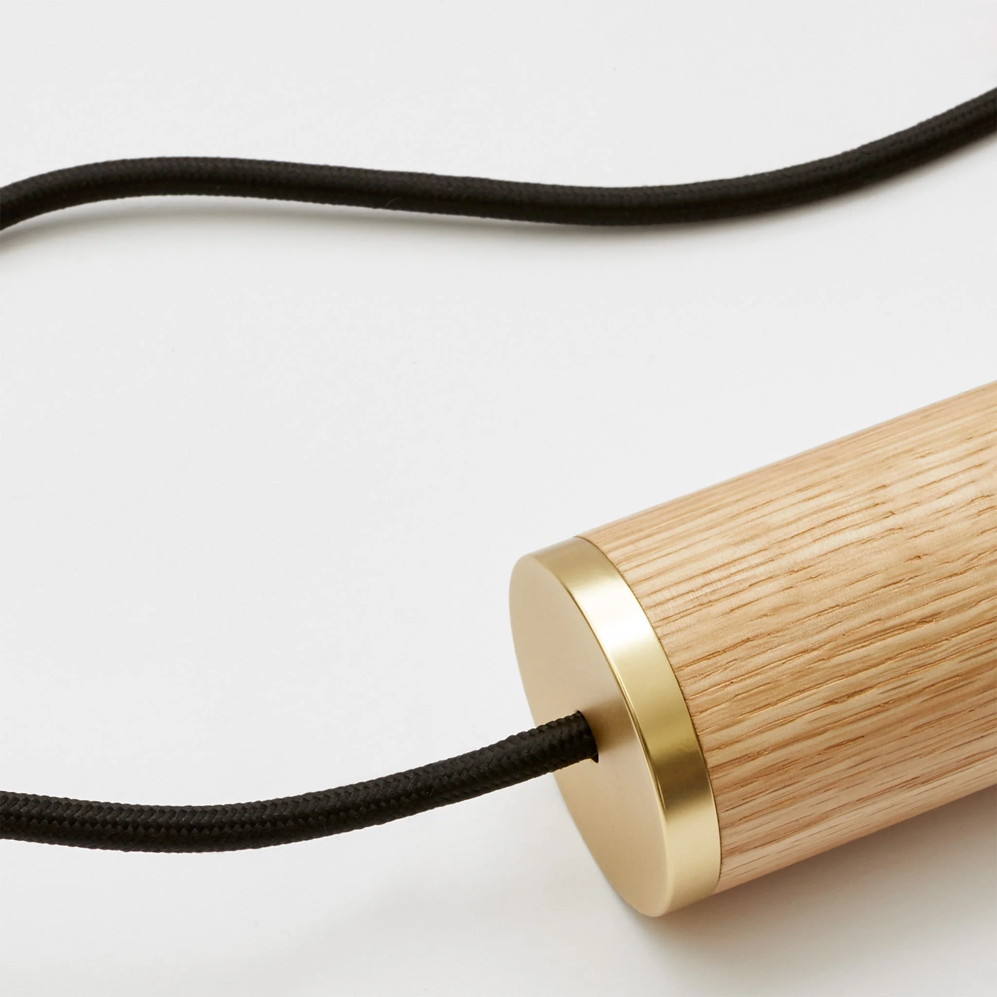 Squirrel Cage Pendant Light in Oak - Image 4