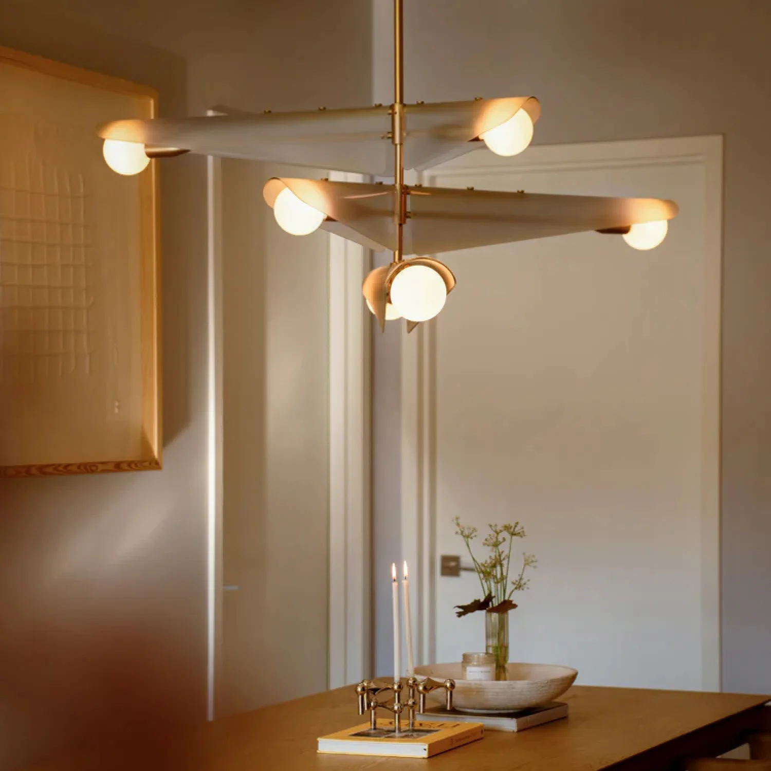 Sycamore Chandelier 3 Tiers in Dawn Grey - Image 3