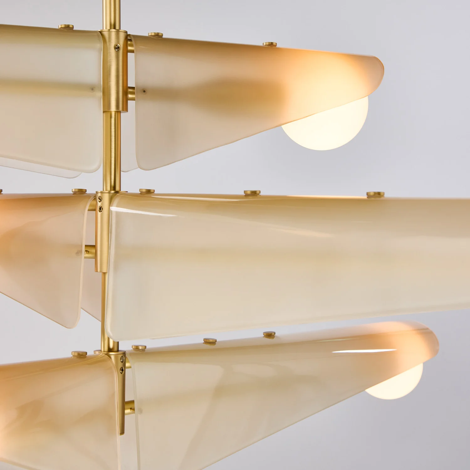 Sycamore Chandelier 3 Tiers in Dusk Pink - Image 4