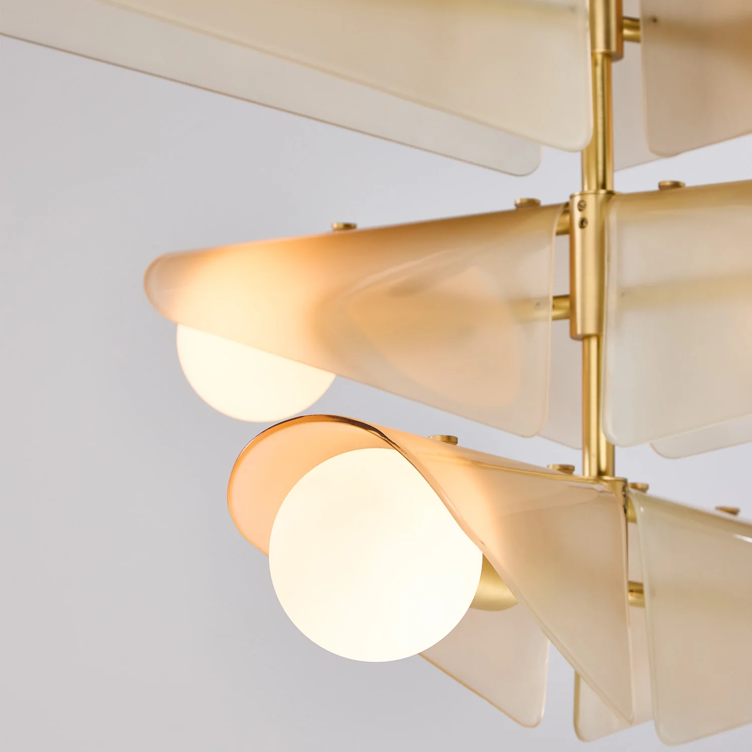 Sycamore Chandelier 3 Tiers in Dusk Pink - Image 6