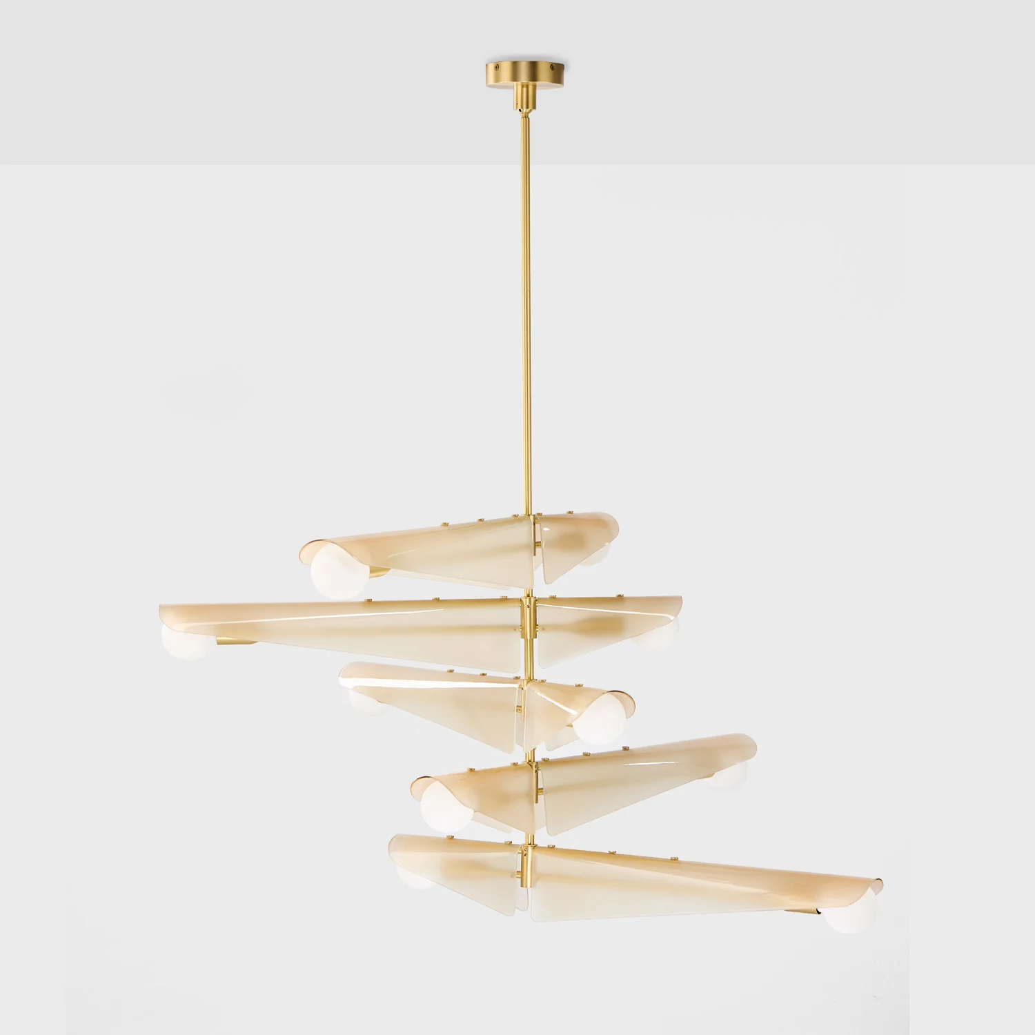 Sycamore Chandelier 5 Tiers in Dusk Pink - Image 10