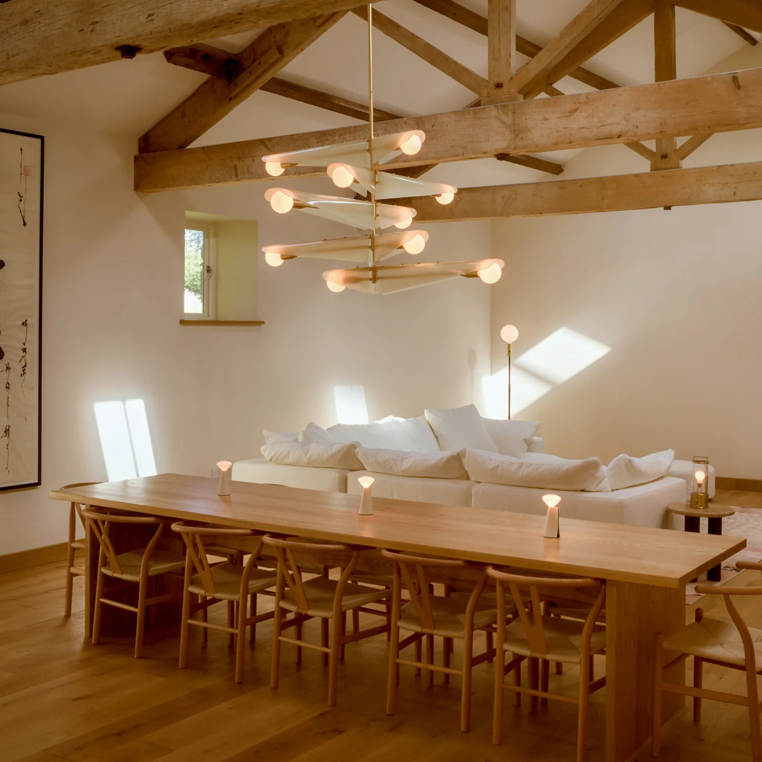 Sycamore Chandelier 5 Tiers in Dusk Pink - Image 4