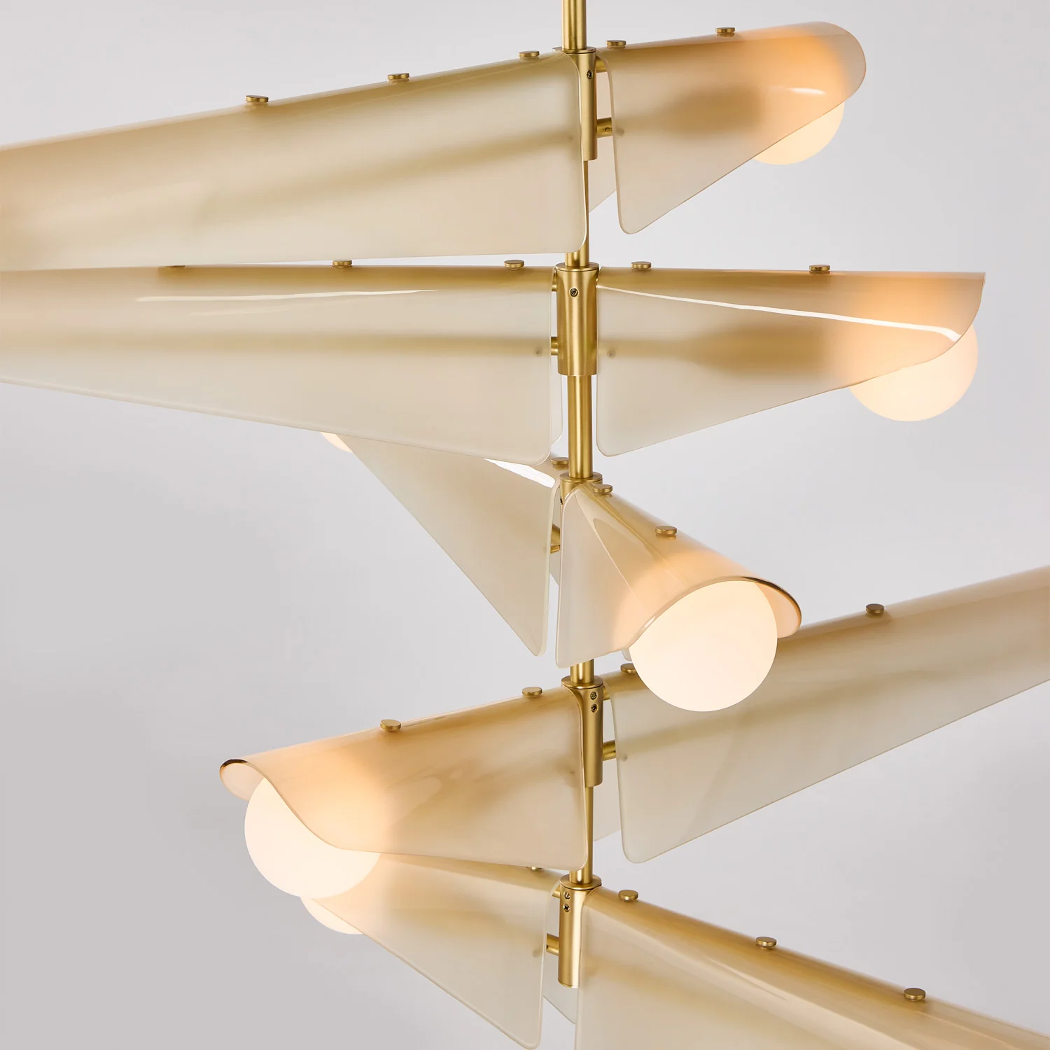 Sycamore Chandelier 5 Tiers in Dusk Pink - Image 6