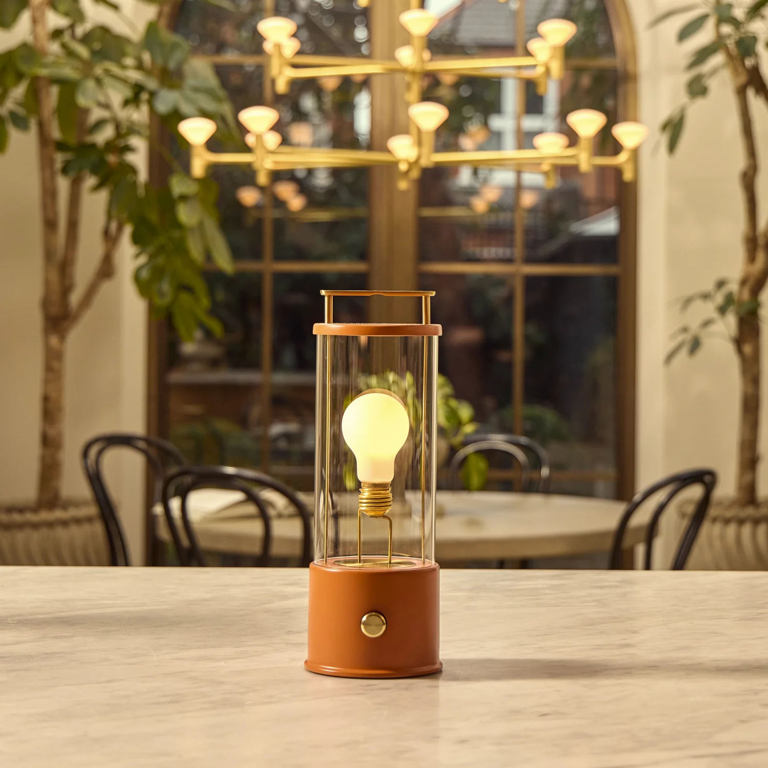 The Muse 2.0 Portable Lamp in Claycourt Orange - Image 3