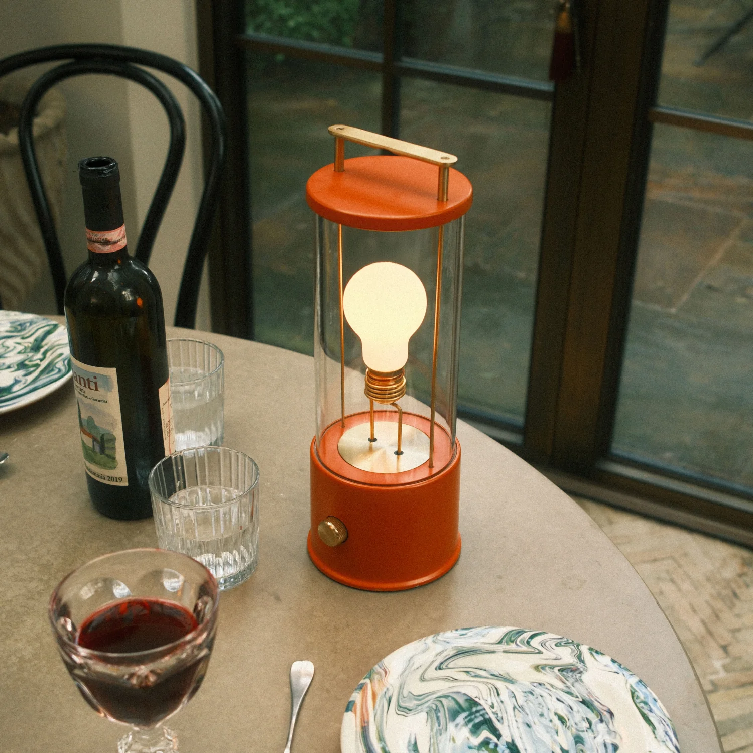 The Muse 2.0 Portable Lamp in Claycourt Orange - Image 4