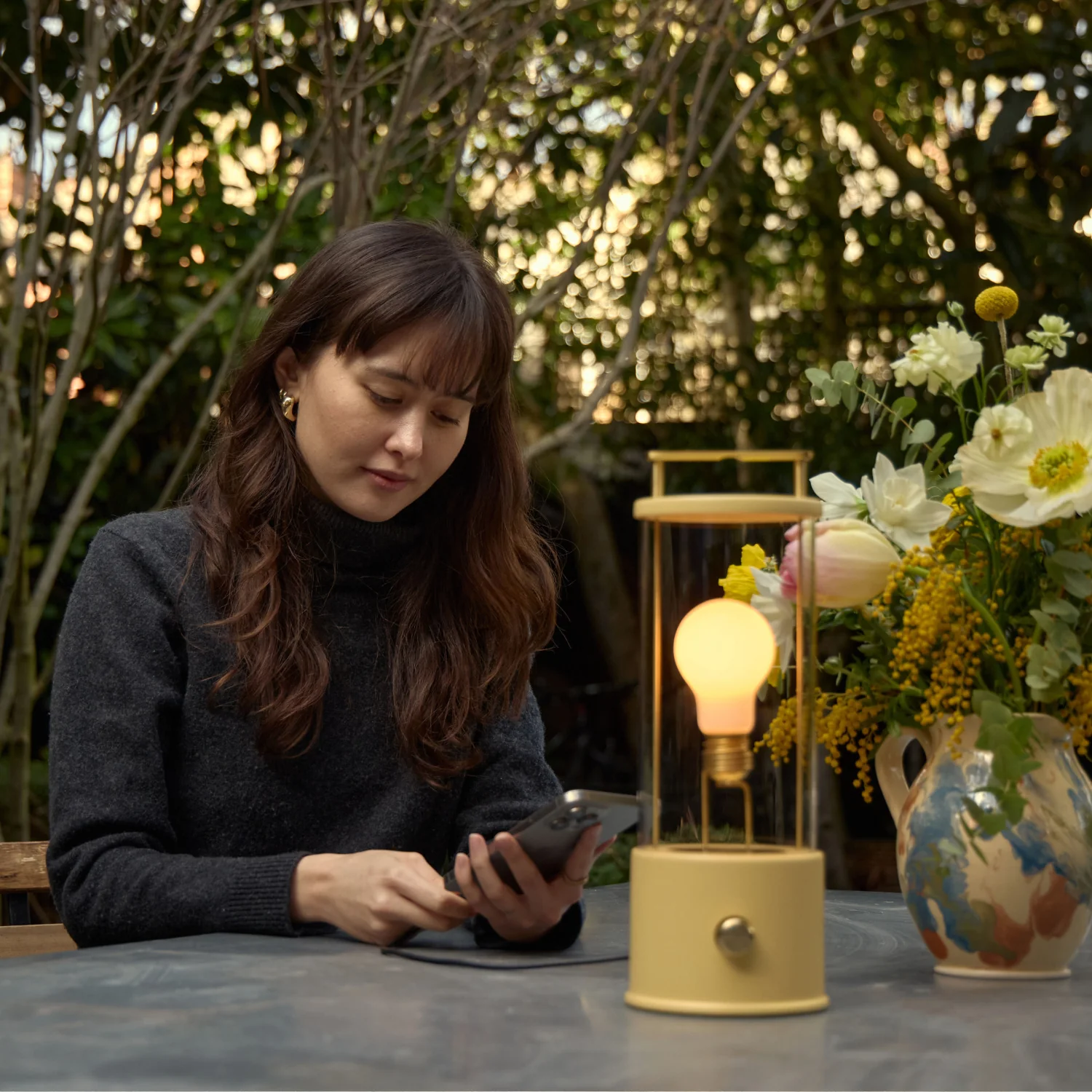 The Muse 2.0 Portable Lamp in Claycourt Orange - Image 6