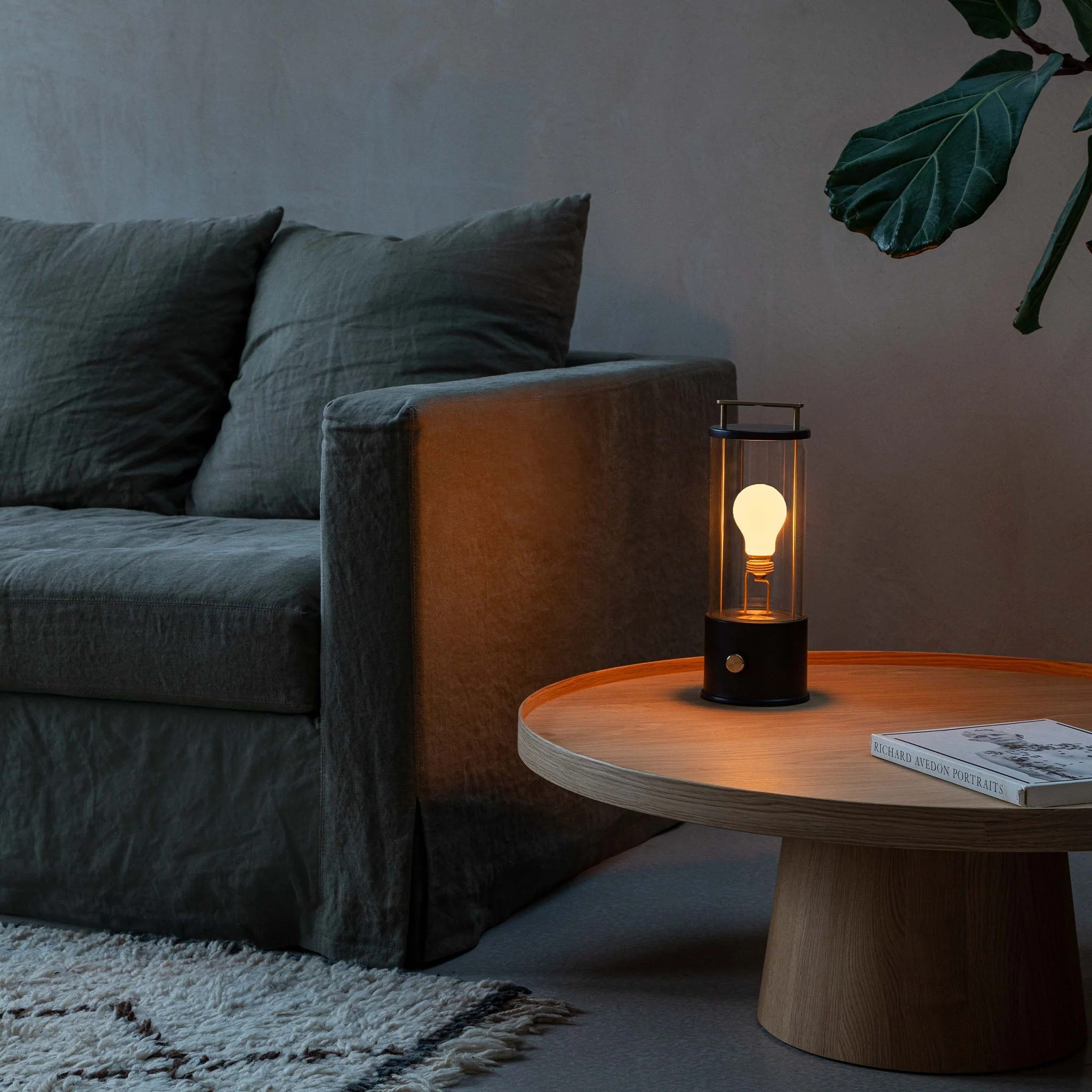The Muse 1.0 Portable Lamp in Hackles Black - Set of 2 - Image 3