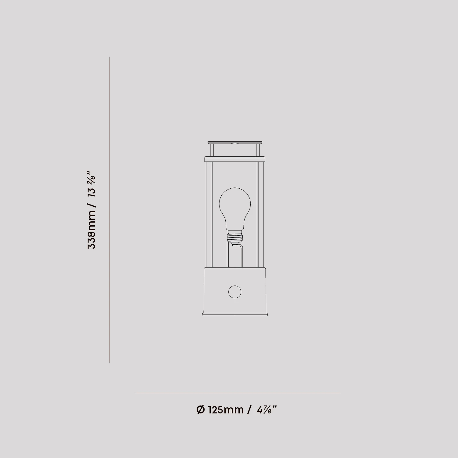 The Muse 1.0 Portable Lamp in Solid Brass - Image 7
