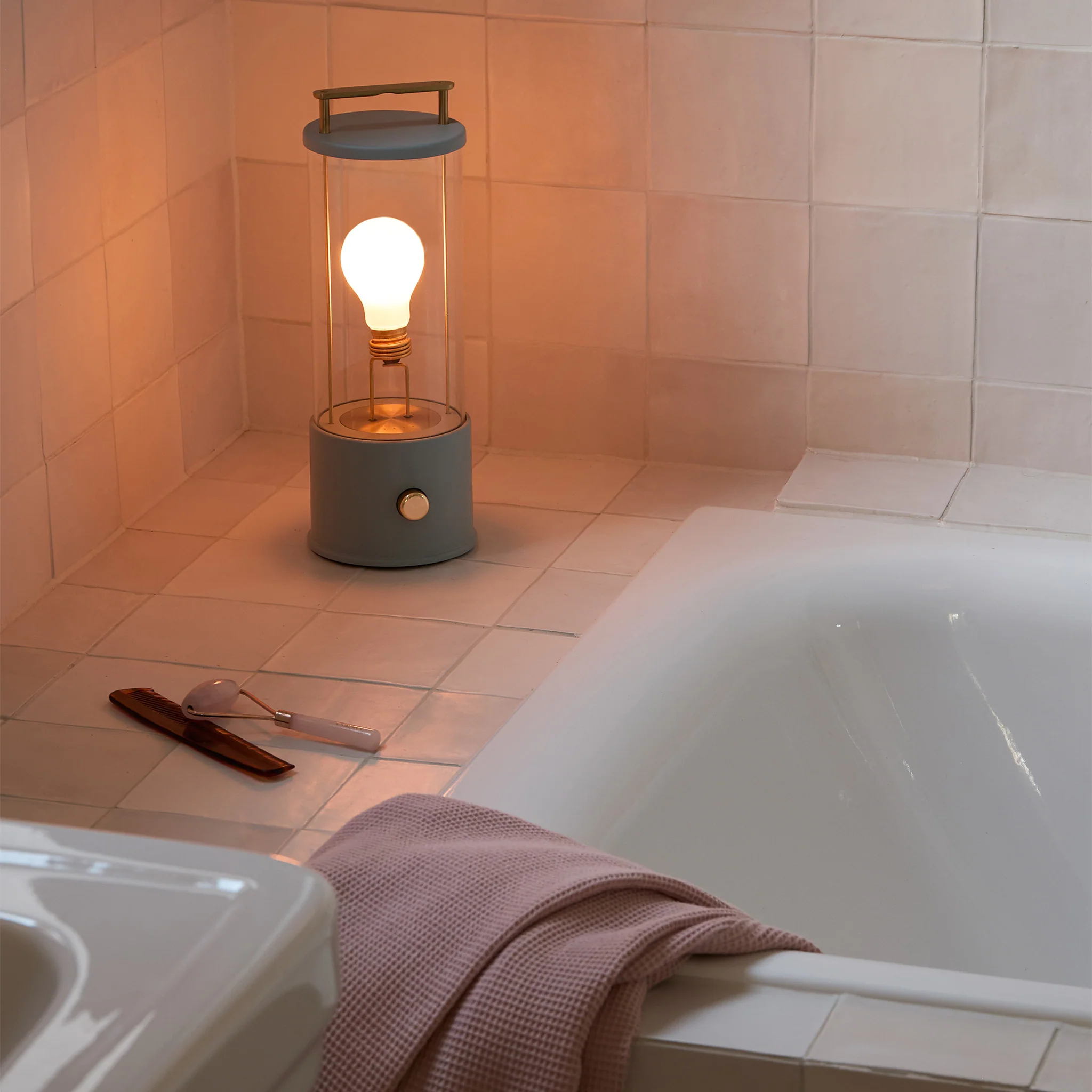 The Muse 1.0 Portable Lamp in Selvedge Blue Bundle - Image 4