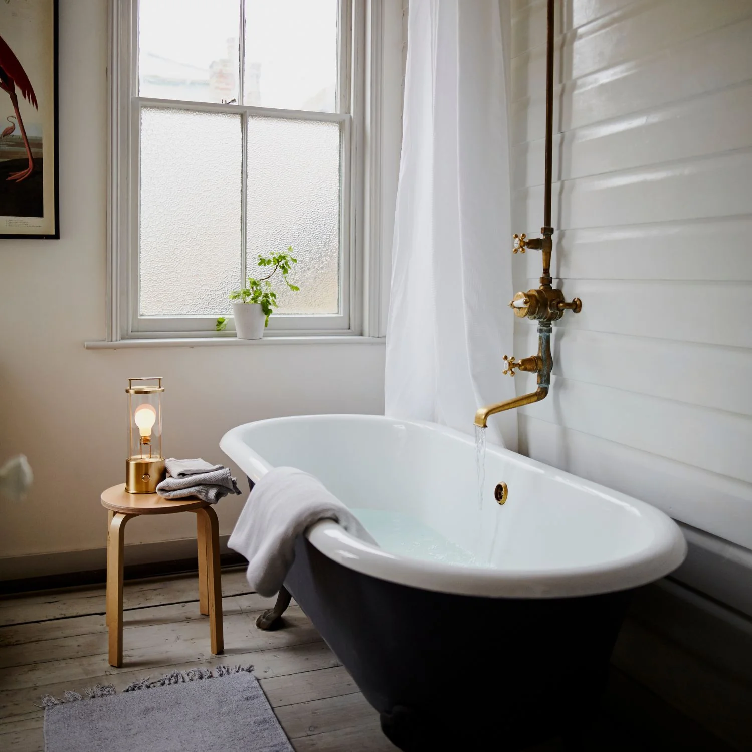 The Muse 1.0 Portable Lamp in Solid Brass - Image 4