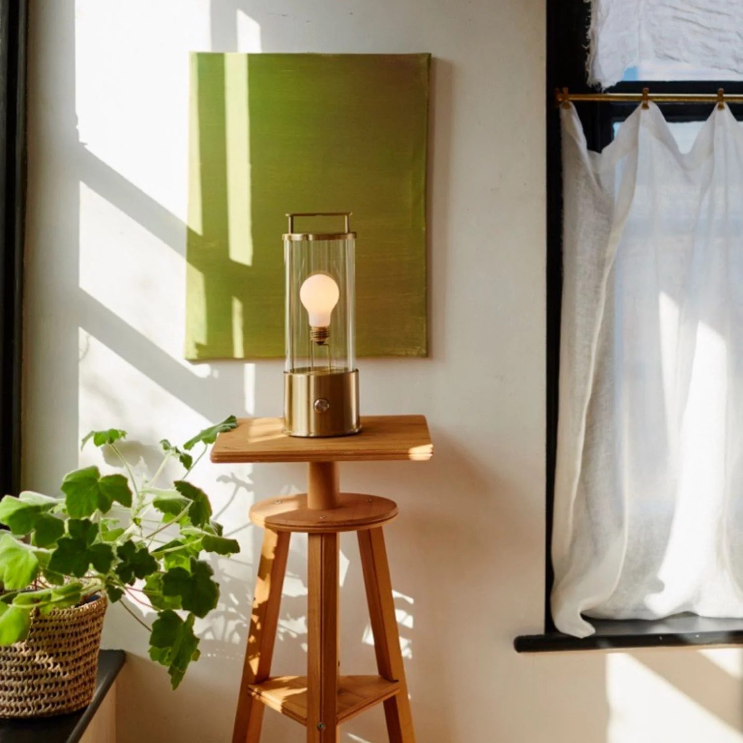The Muse 1.0 Portable Lamp in Solid Brass Bundle - Image 2