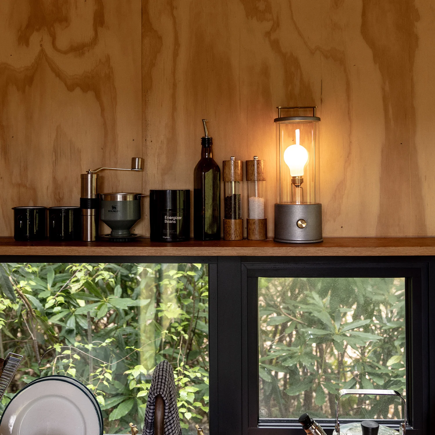 The Rugged Muse 1.0 Portable Lamp in Raw Aluminium - Set of 2 - Image 4