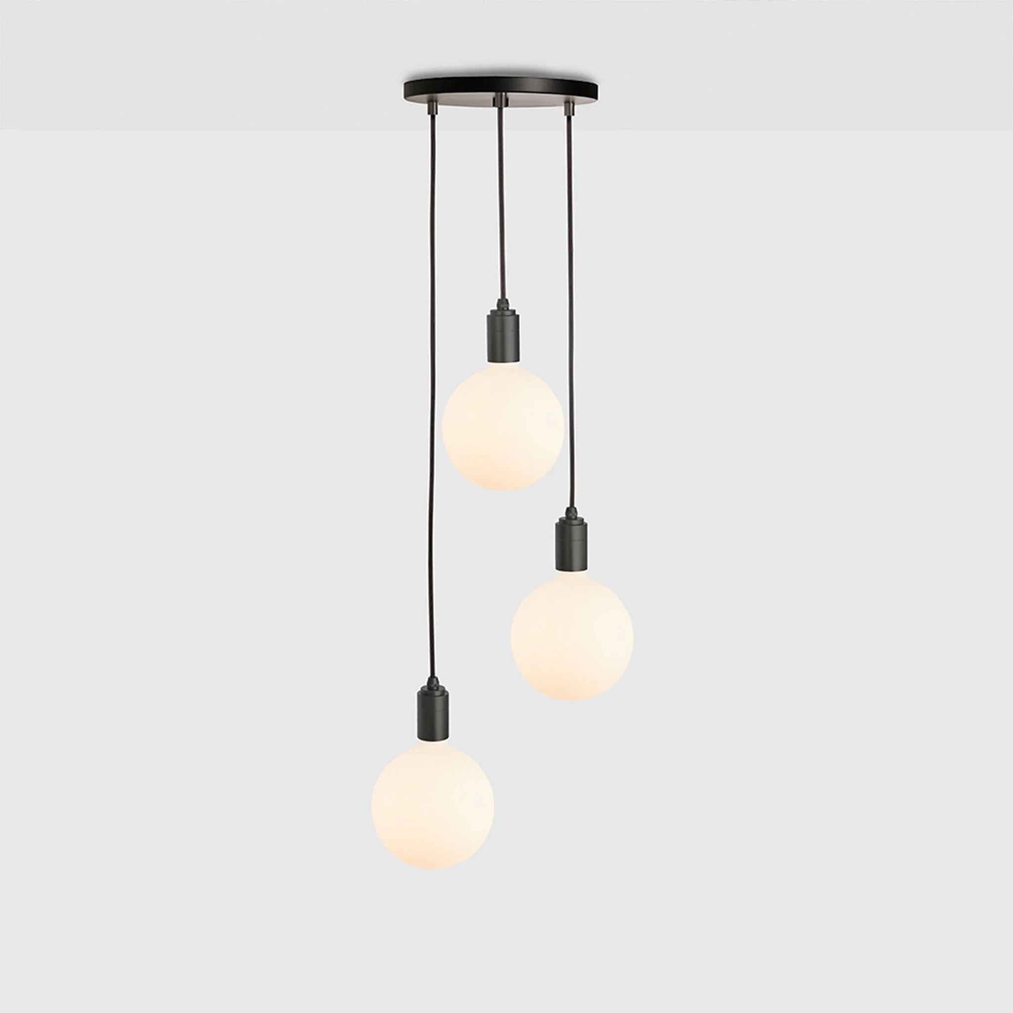 Triple Pendant in Graphite + Sphere IV - Image 4