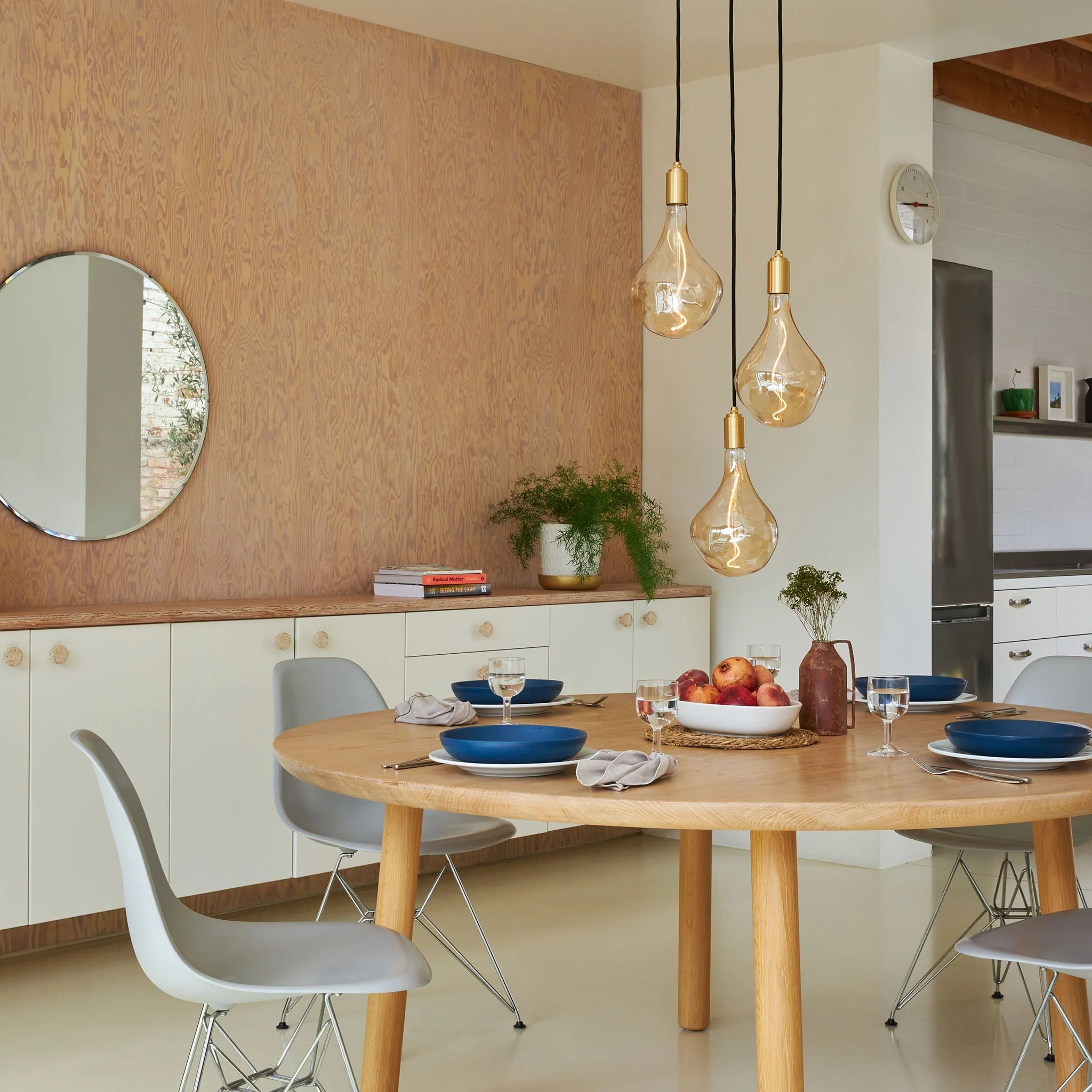 Triple Pendant in Oak - Image 4