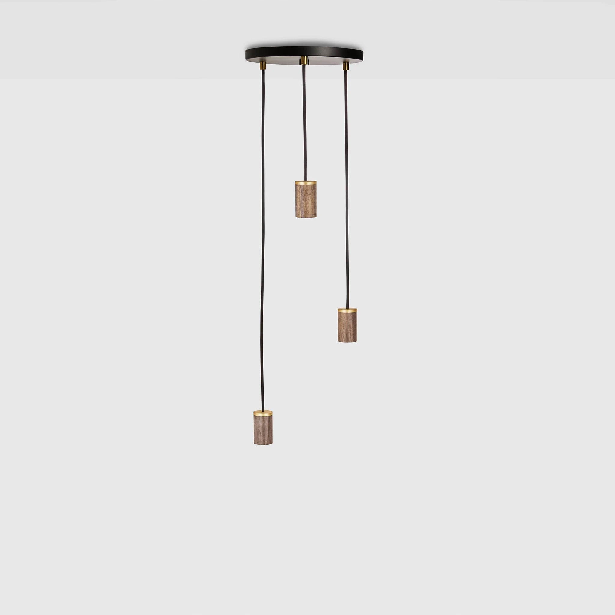 Triple Pendant in Walnut - Image 3