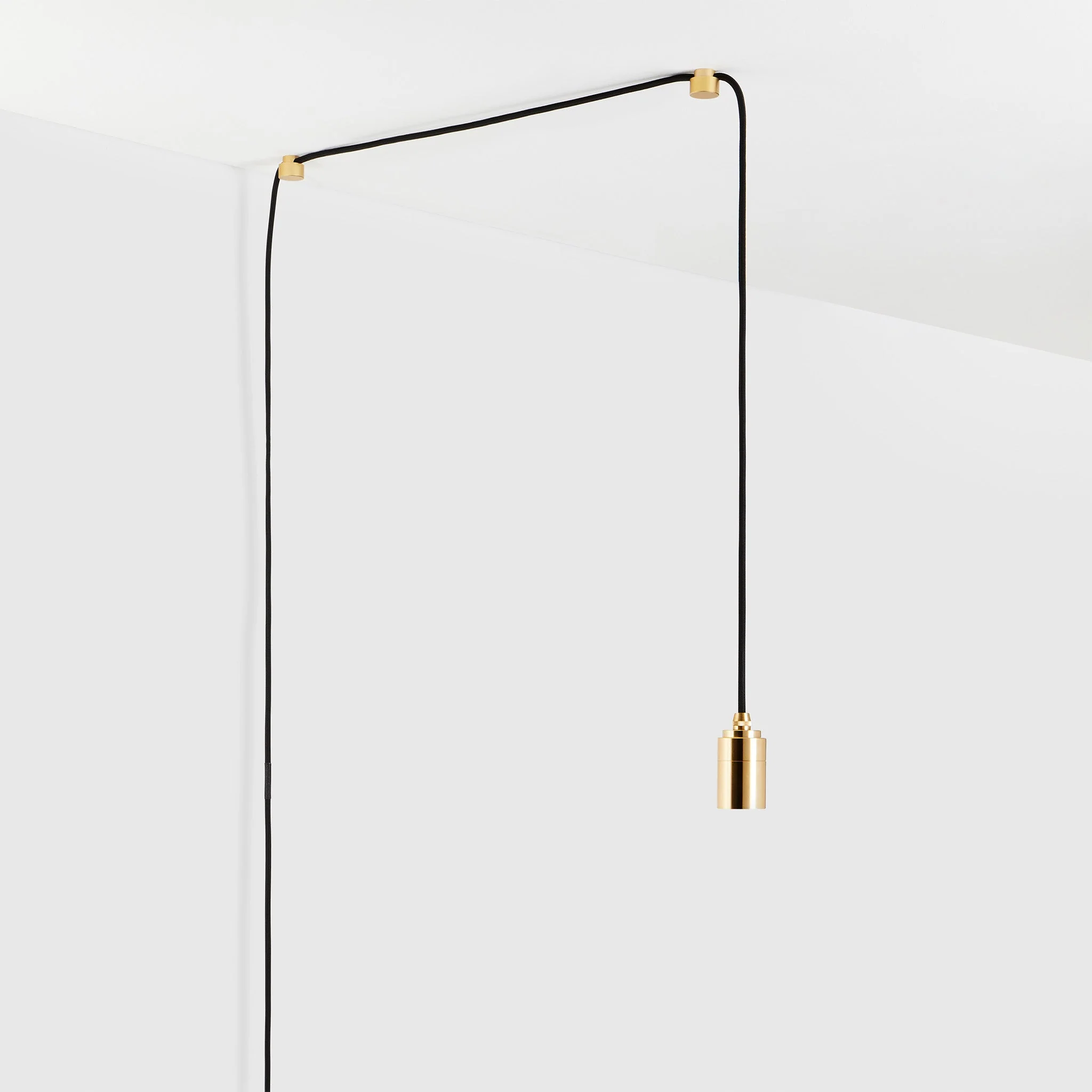 Voronoi I Plug-In Pendant in Brass - Image 5