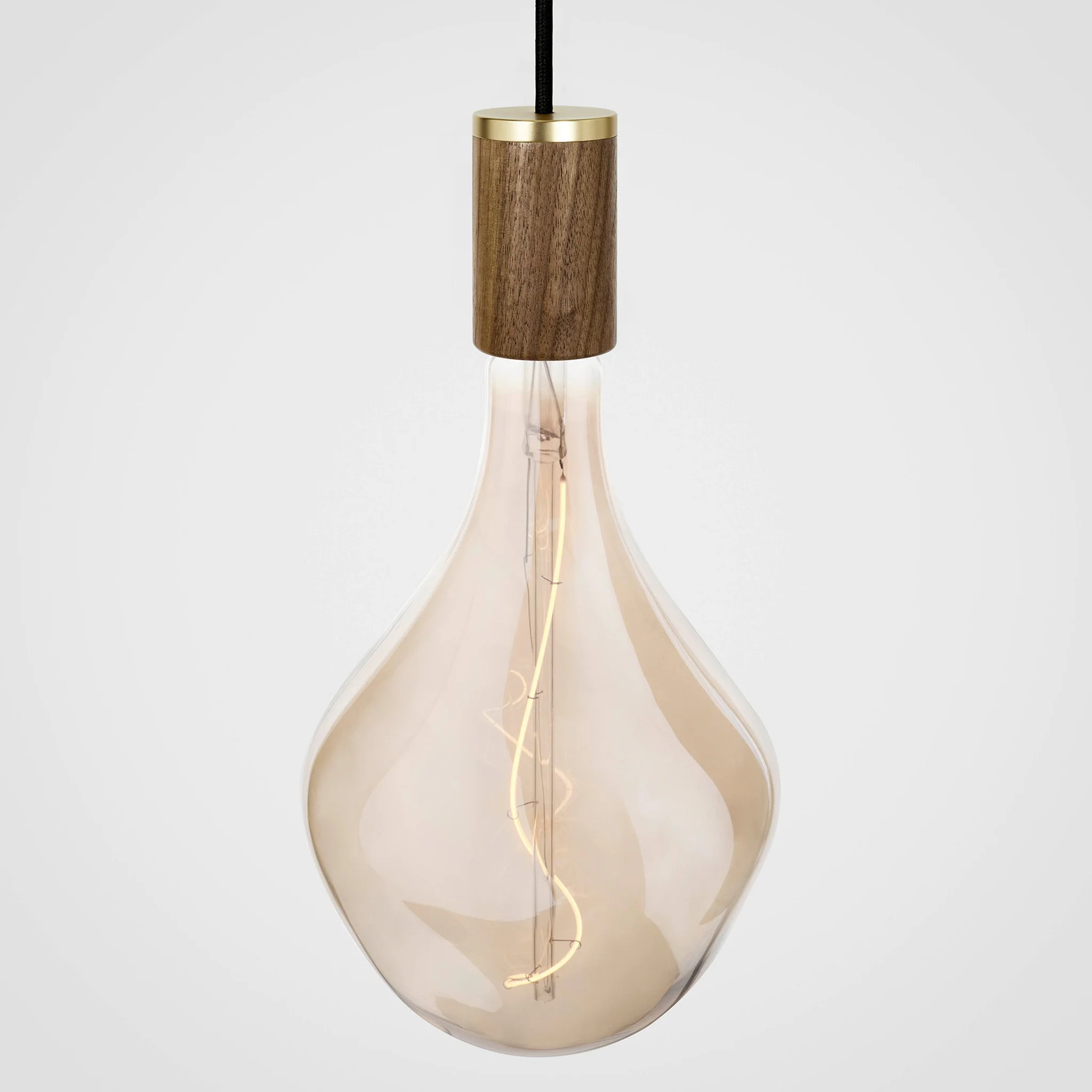 Voronoi II Pendant Light in Walnut
